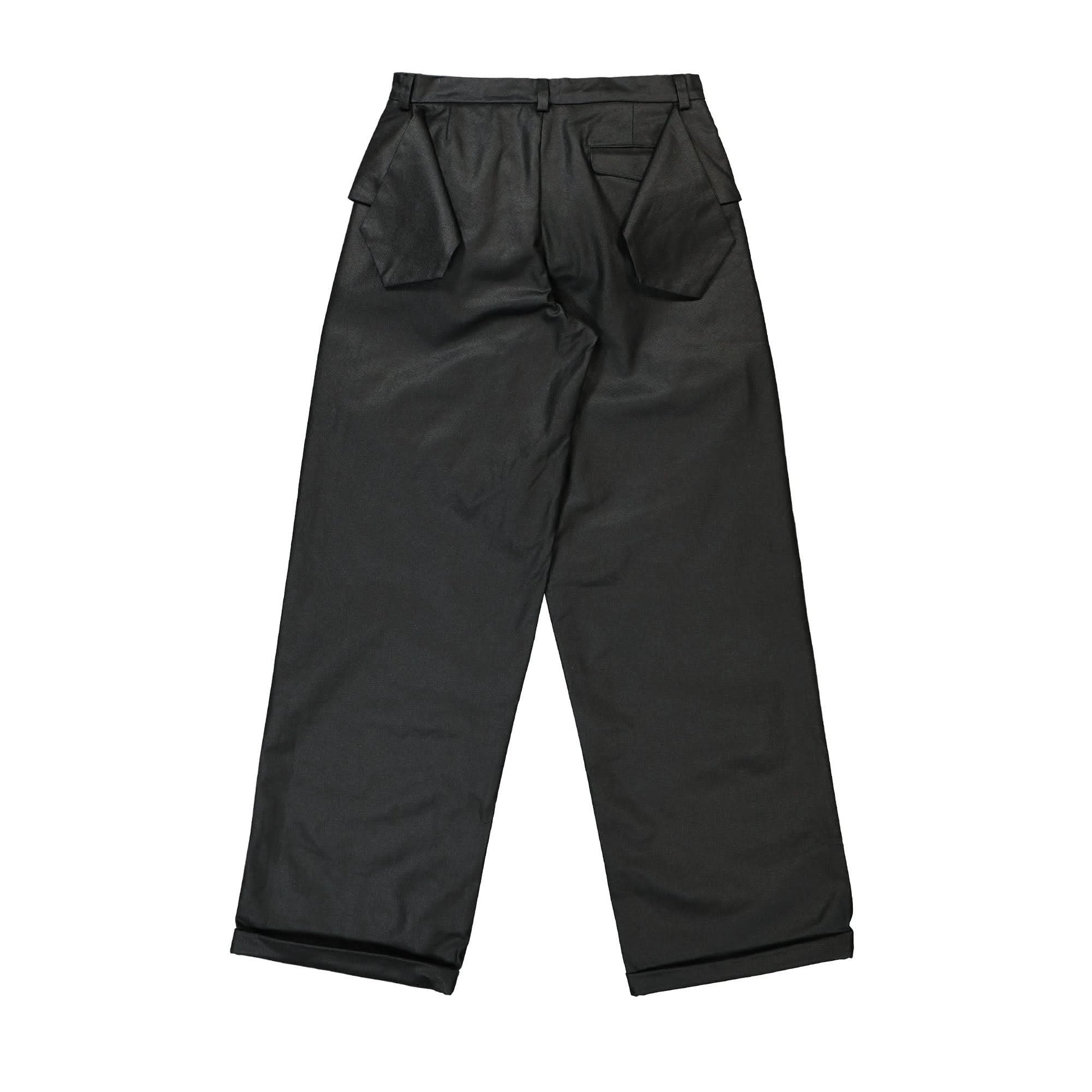 SF1OG Layered Waistband Pants Black Detail view 3 | Gate