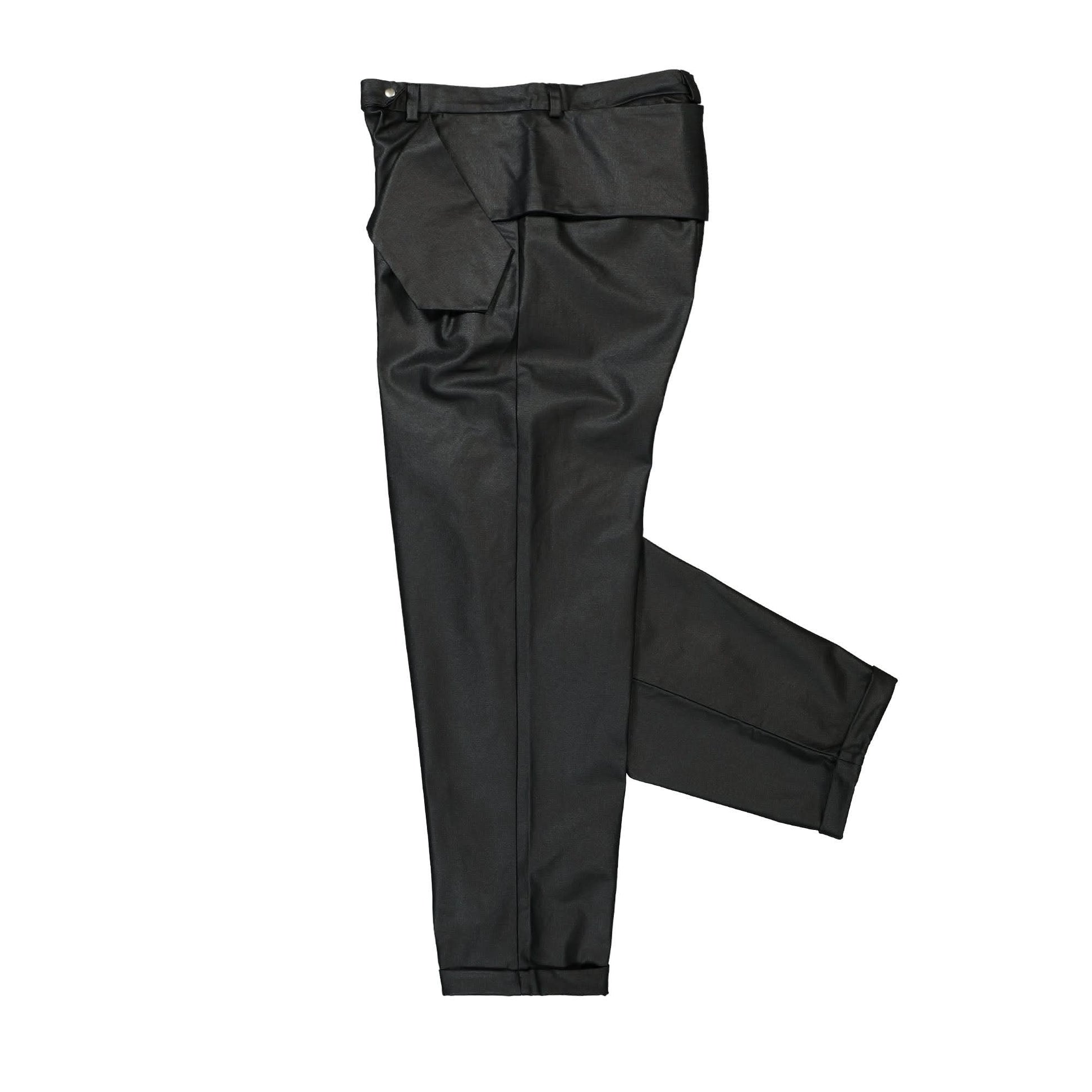 SF1OG Layered Waistband Pants Black Detail view 5 | Gate
