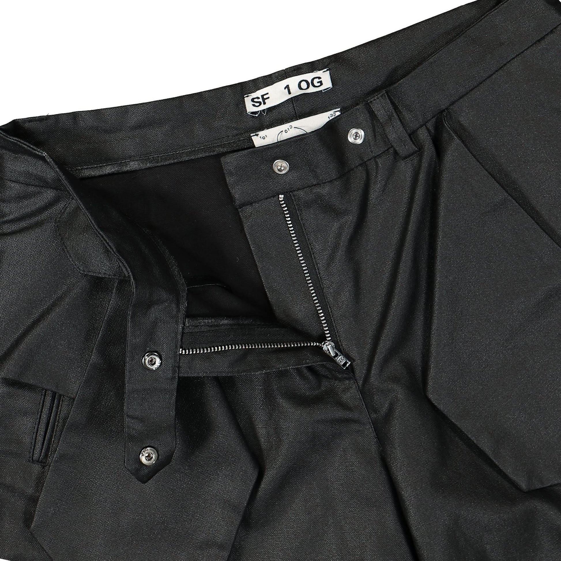 SF1OG Layered Waistband Pants Black Detail view 6 | Gate