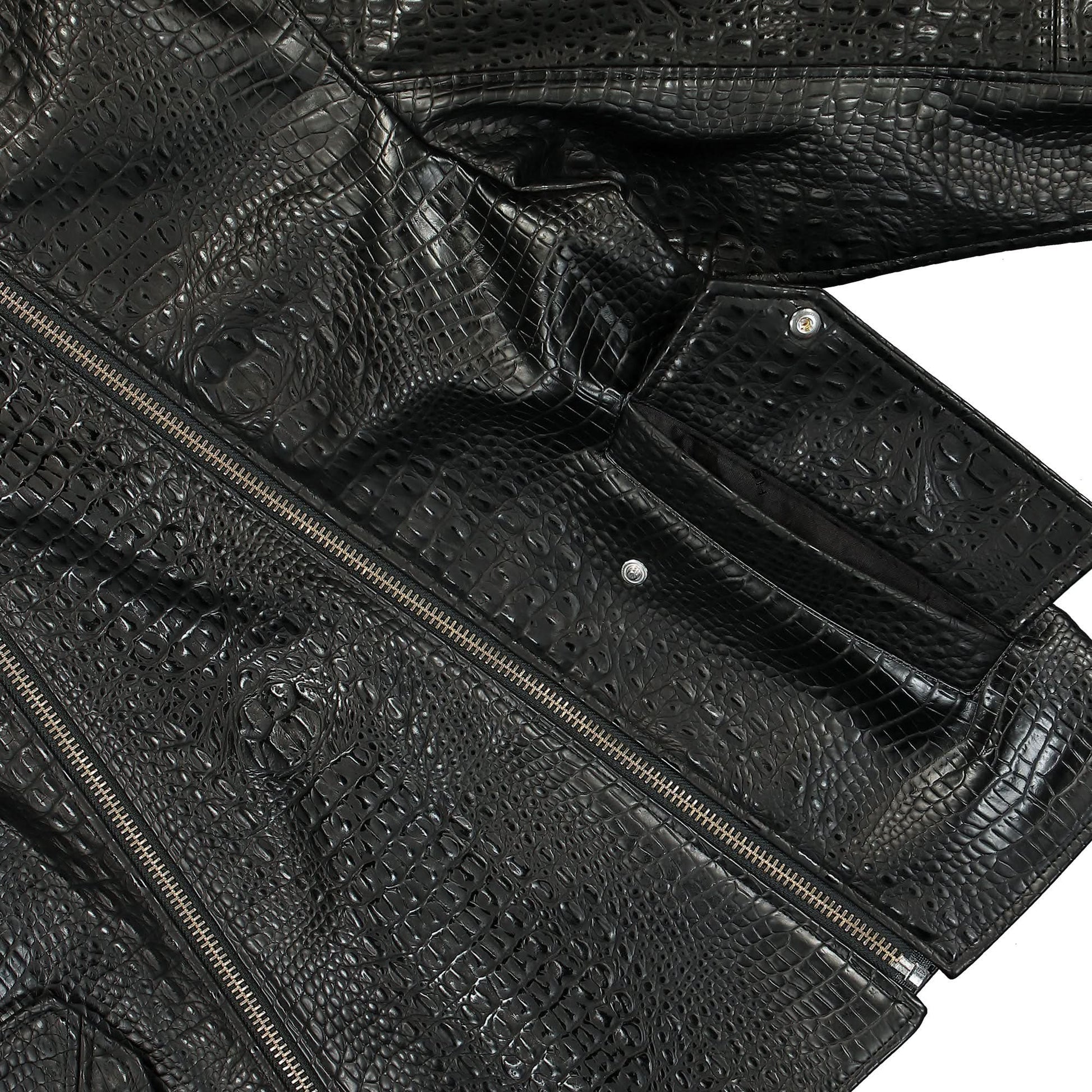 GmbH Biker Jacket With Double Zips Black Detail view 5 | Gate
