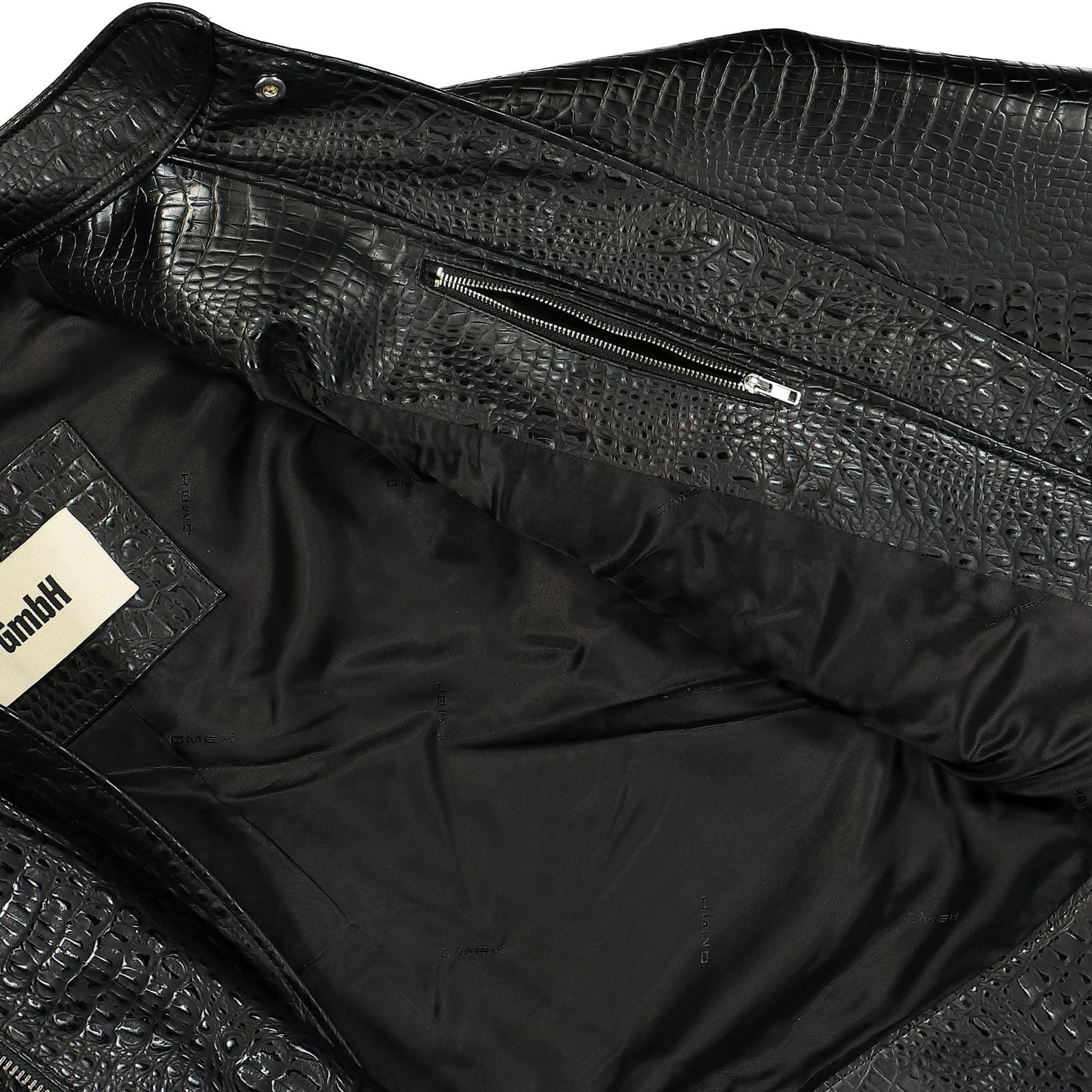 GmbH Biker Jacket With Double Zips Black Detail view 6 | Gate