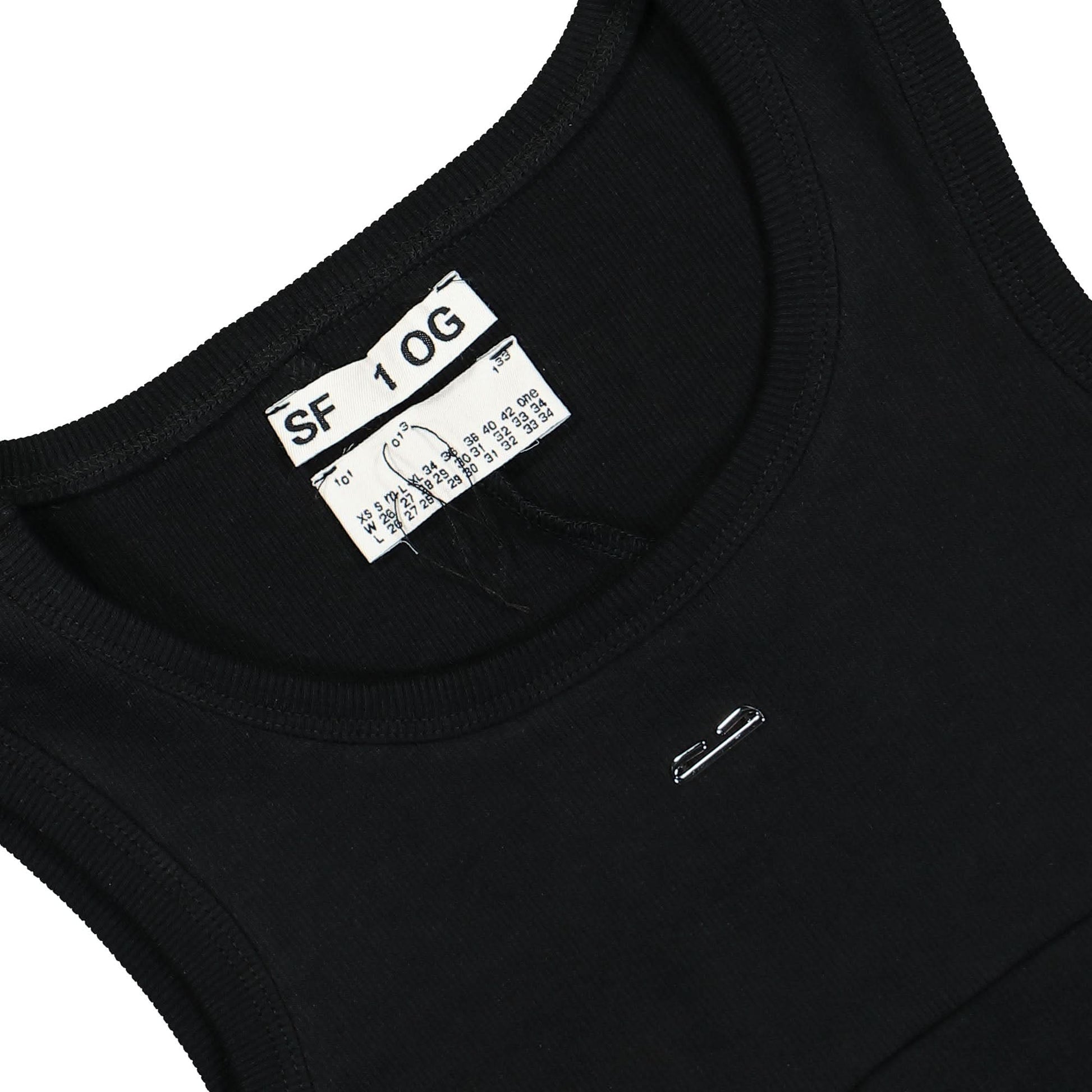 SF1OG Essential Tanktop Black Detail view 3 | Gate