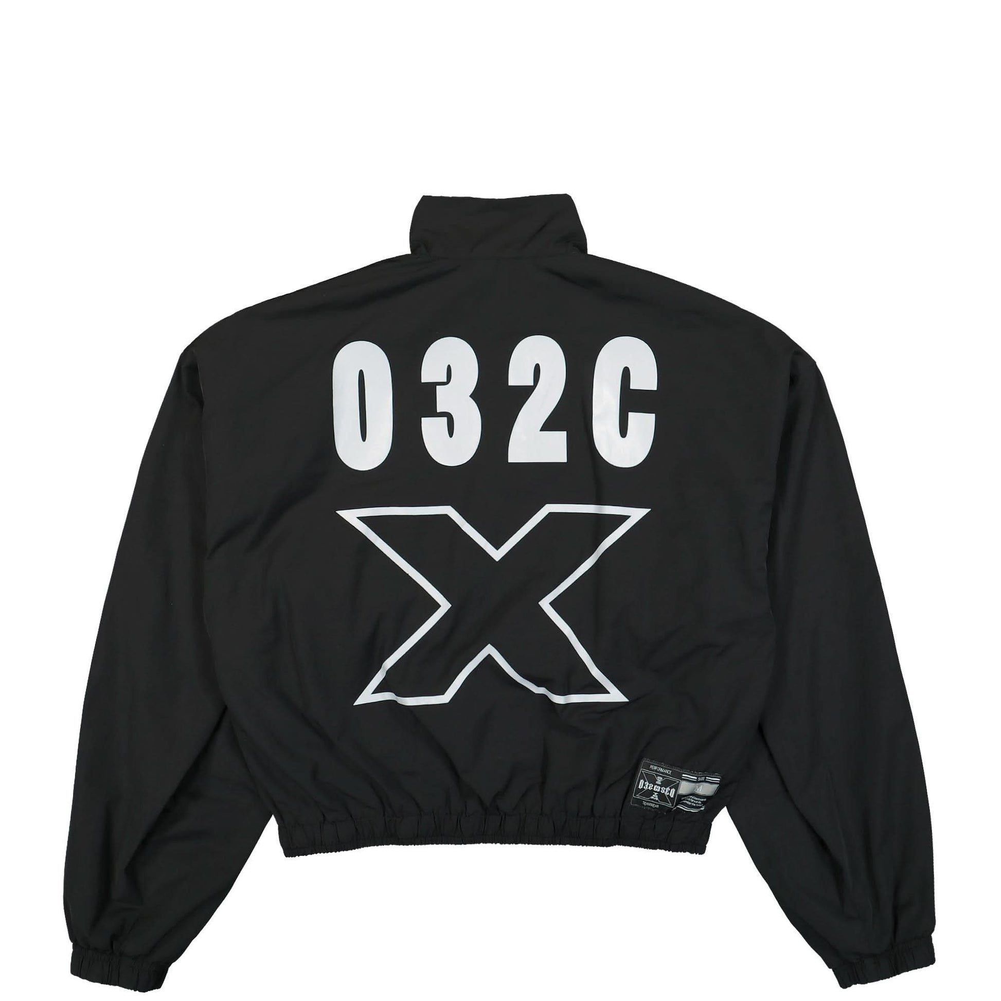 032c Banana Sleeve Tracksuit Jacket Black Detail view 2 | Gate