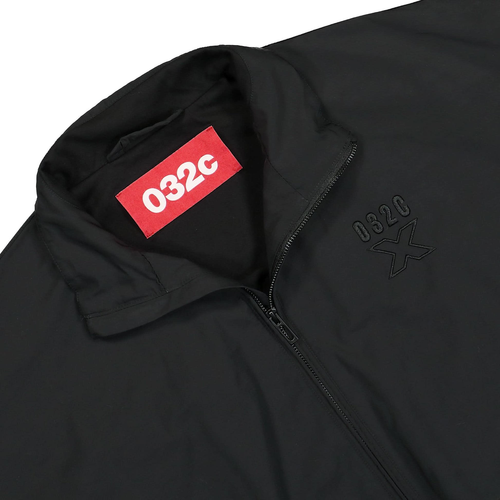 032c Banana Sleeve Tracksuit Jacket Black Detail view 3 | Gate