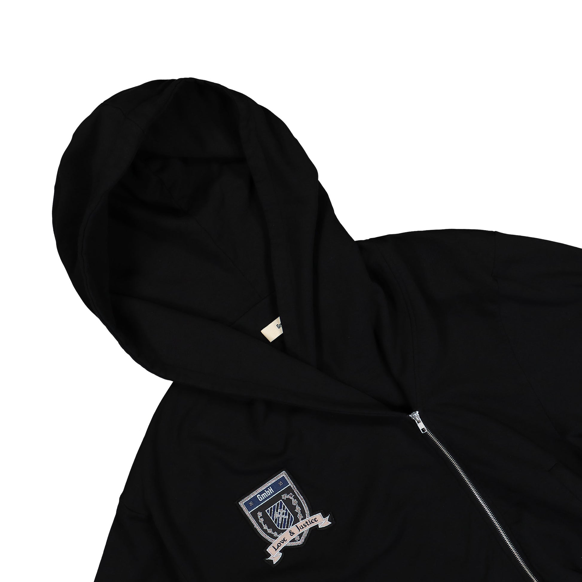 GmbH Oversized Hooded Jacket W GmbH Coat Of Arms Black Detail view 5 | Gate