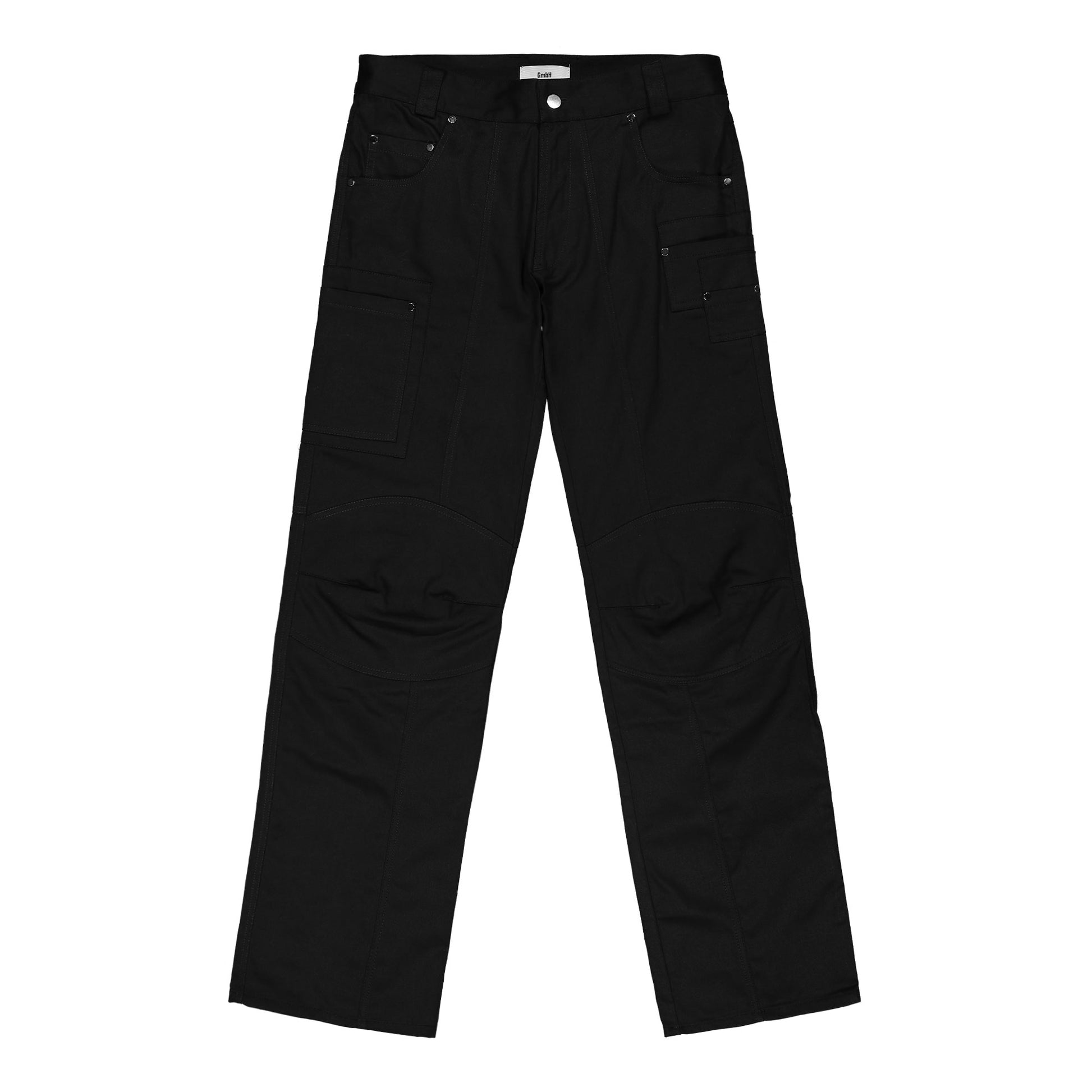 GmbH Cargo Trousers w. Knee Patches Black Detail view 1 | Gate