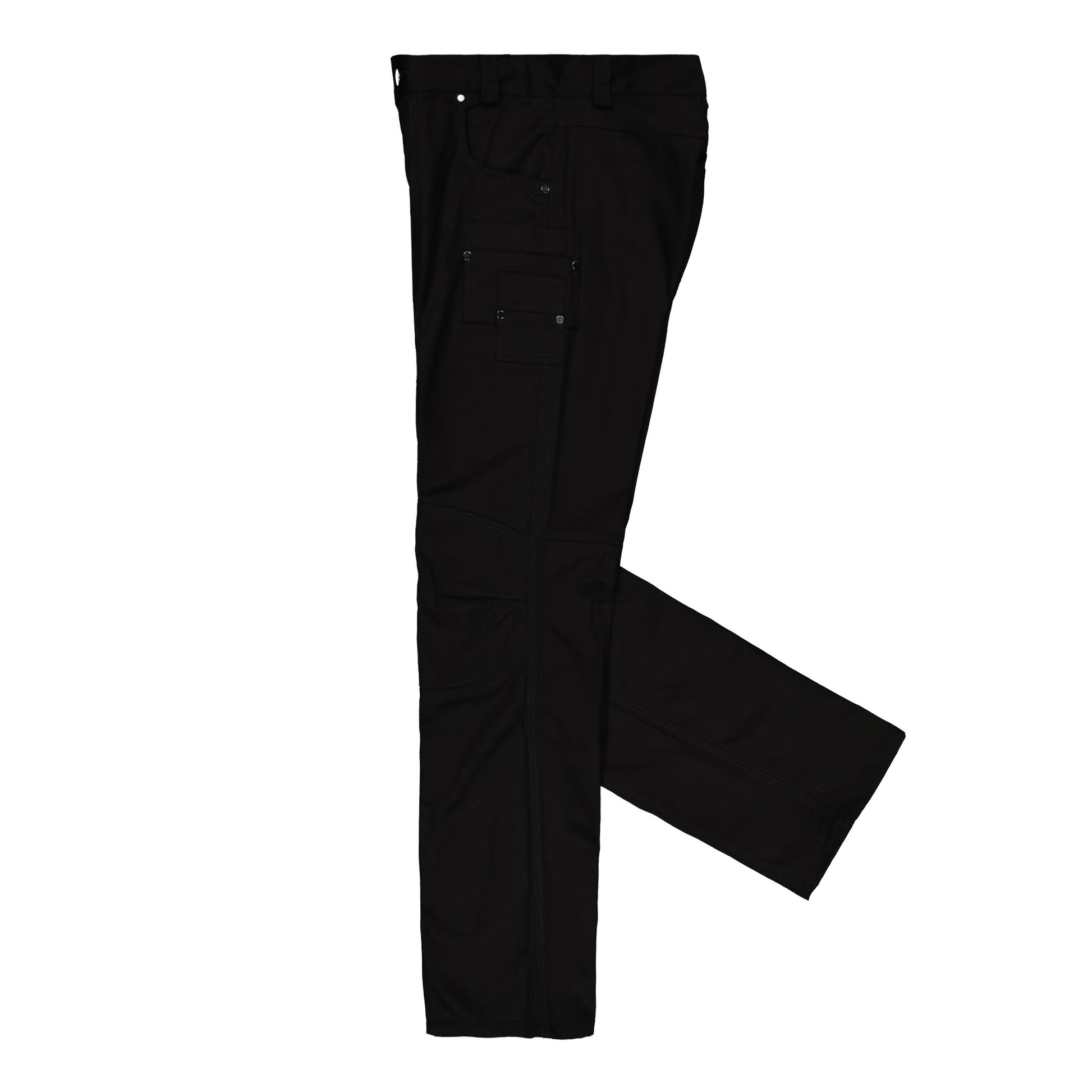 GmbH Cargo Trousers w. Knee Patches Black Detail view 4 | Gate