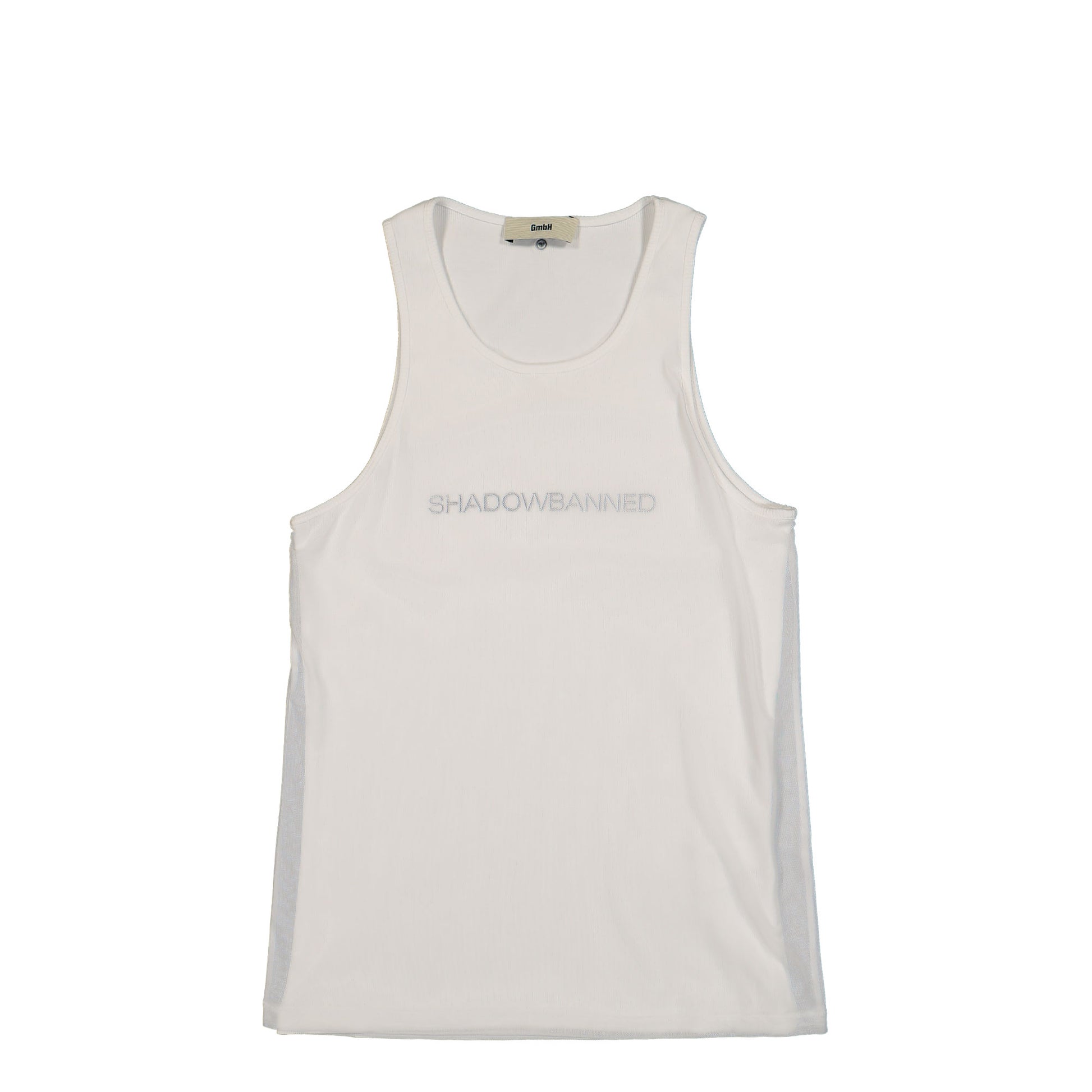 GmbH Tank Top With Shadowbanned Print White Detail view 1 | Gate