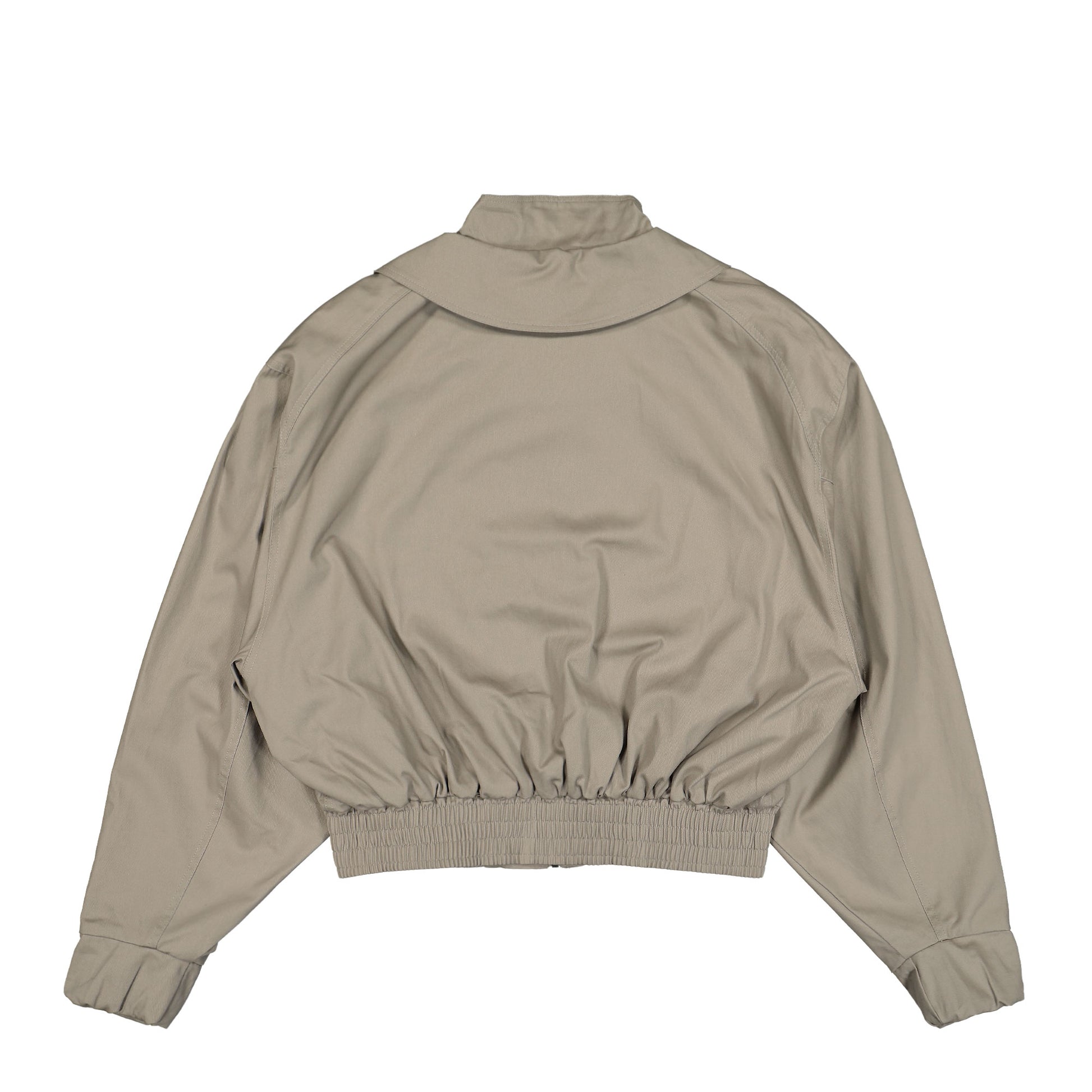 GmbH Double Collar Harrington Jacket W Embroidery Beige Detail view 3 | Gate