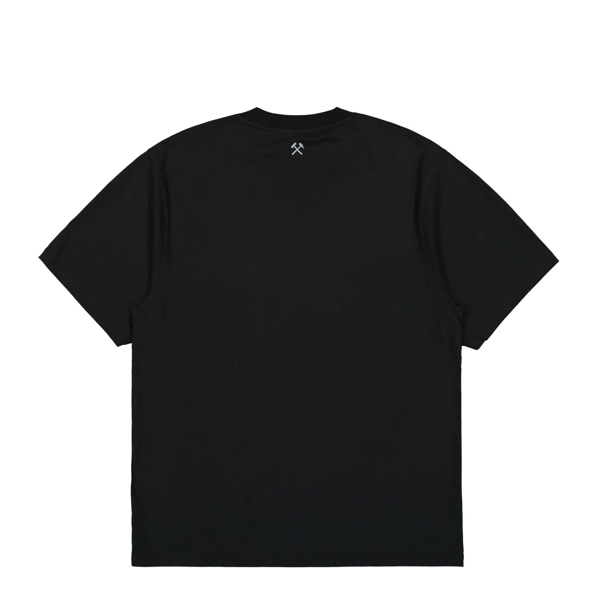 GmbH T1 Corp T-Shirt With GmbH Multiple Logo Print Black Detail view 2 | Gate
