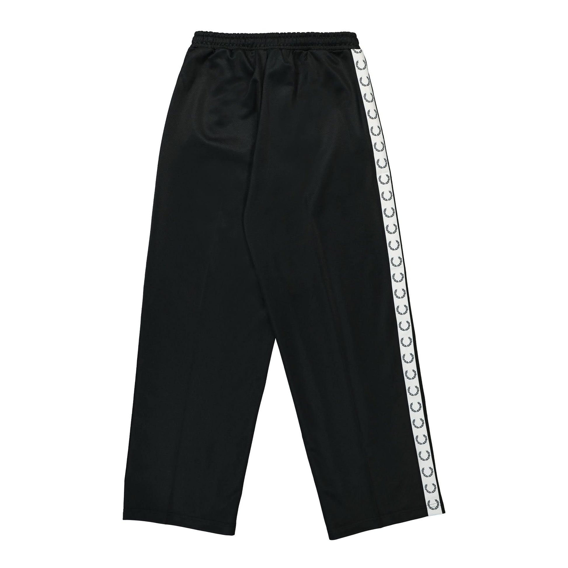 Fred Perry Wide Leg Track Pant Black Detail view 2 | Gate