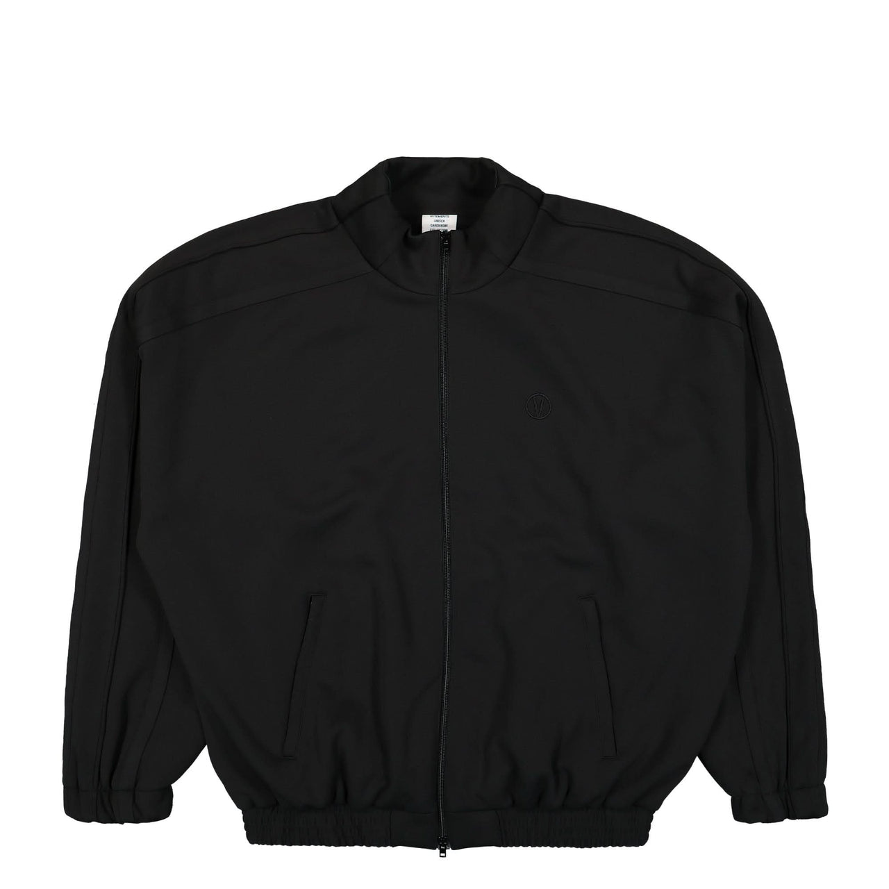 VETEMENTS Tracksuit Jacket Black Detail view 1 | Gate