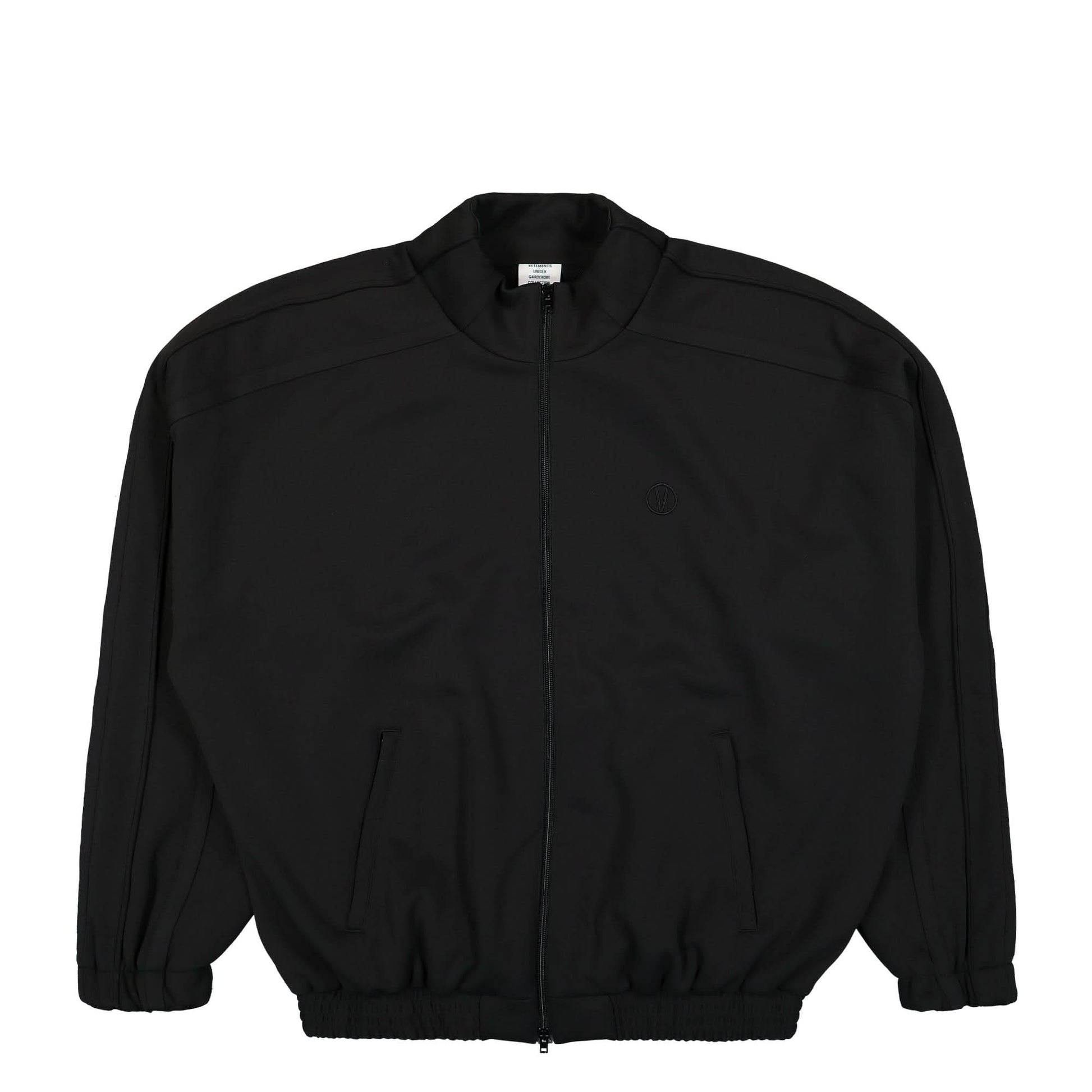 VETEMENTS Tracksuit Jacket Black Detail view 1 | Gate