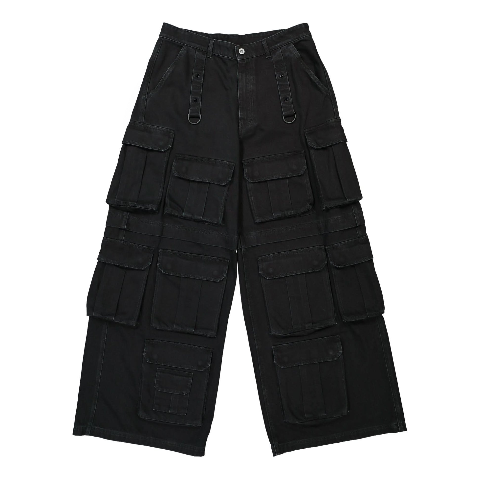 VETEMENTS Multipocket Cargo Jeans Black Detail view 1 | Gate