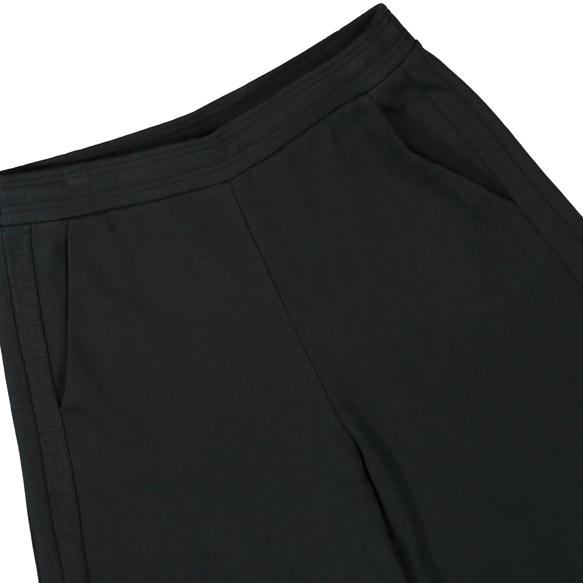 VETEMENTS Gothic Monogram Sweatpants Black Detail view 5 | Gate