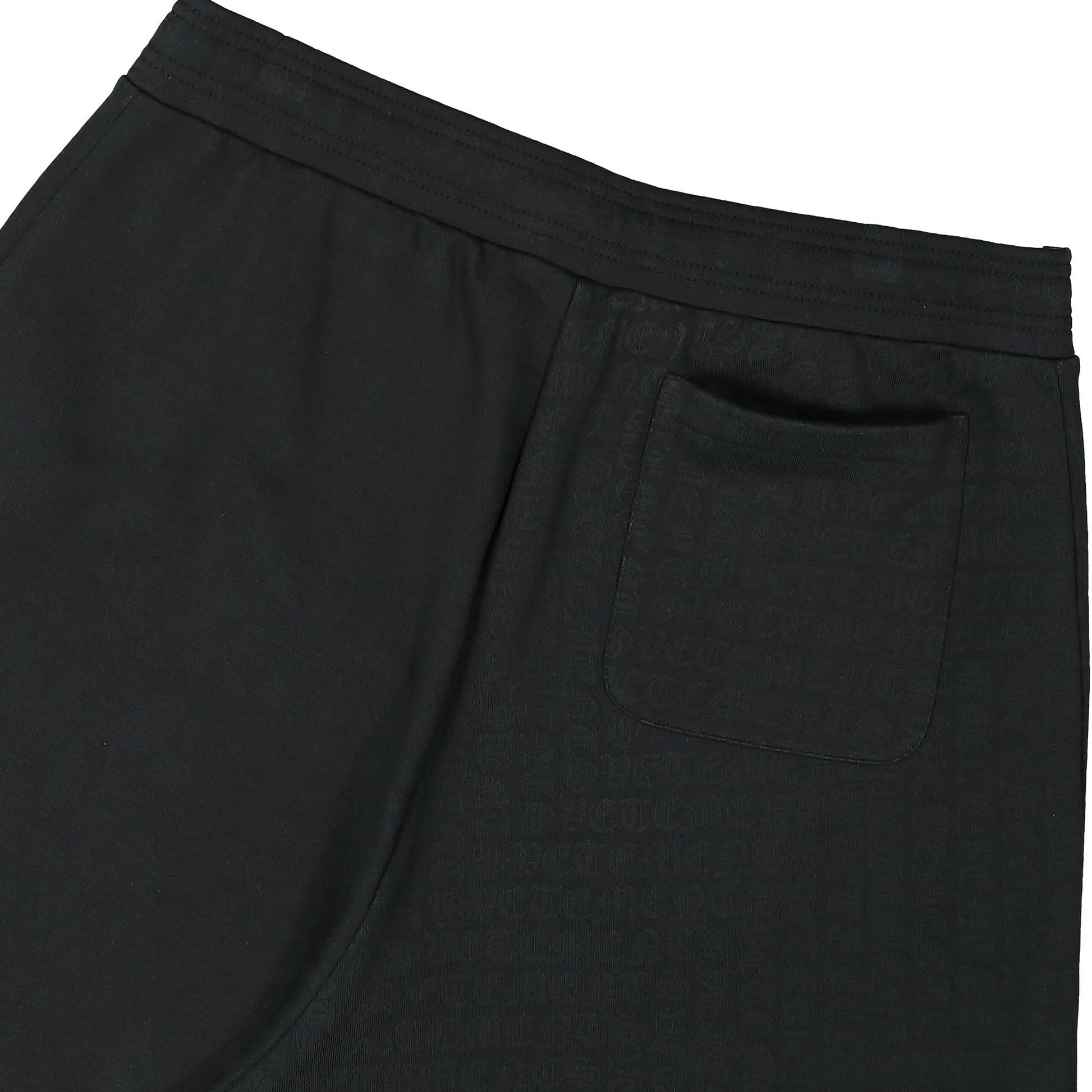 VETEMENTS Gothic Monogram Sweatpants Black Detail view 6 | Gate