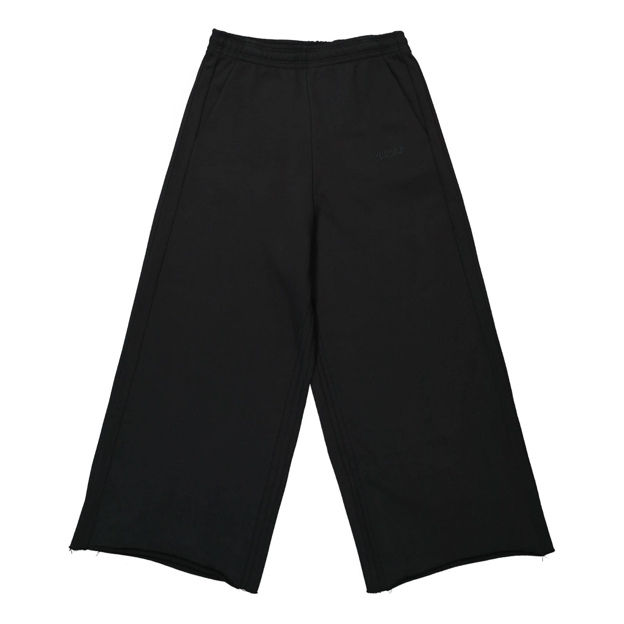 VETEMENTS Baggy Sweatpants Black Detail view 1 | Gate