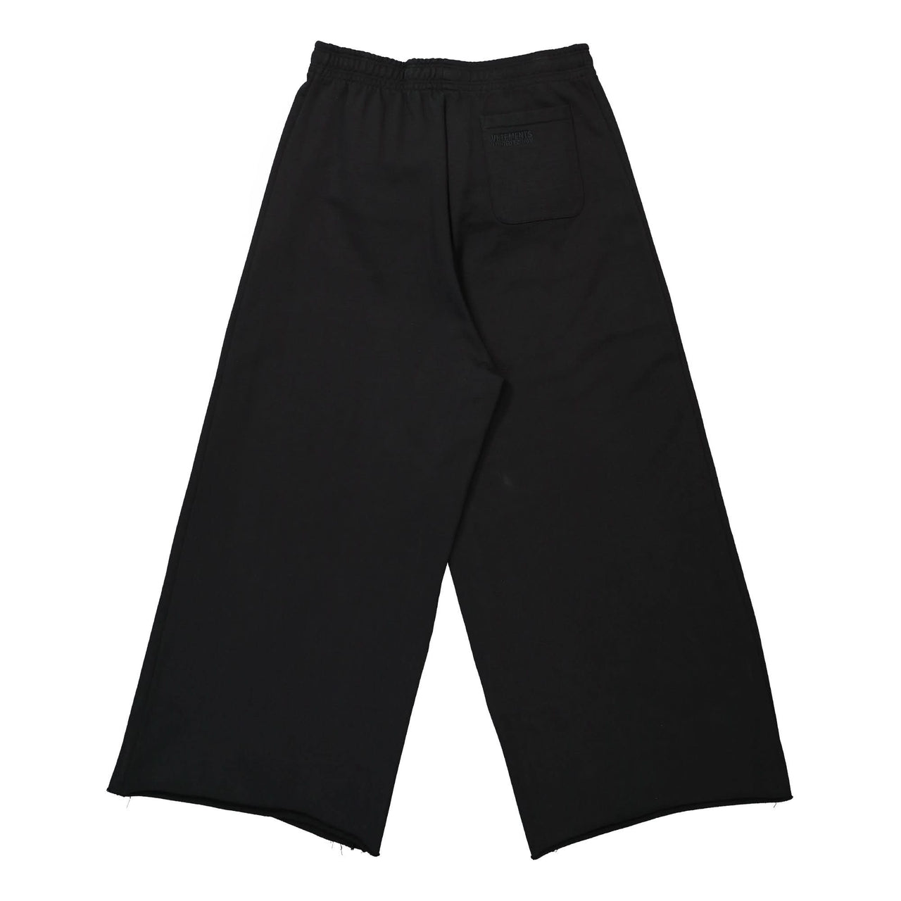 VETEMENTS Baggy Sweatpants Black Detail view 1 | Gate