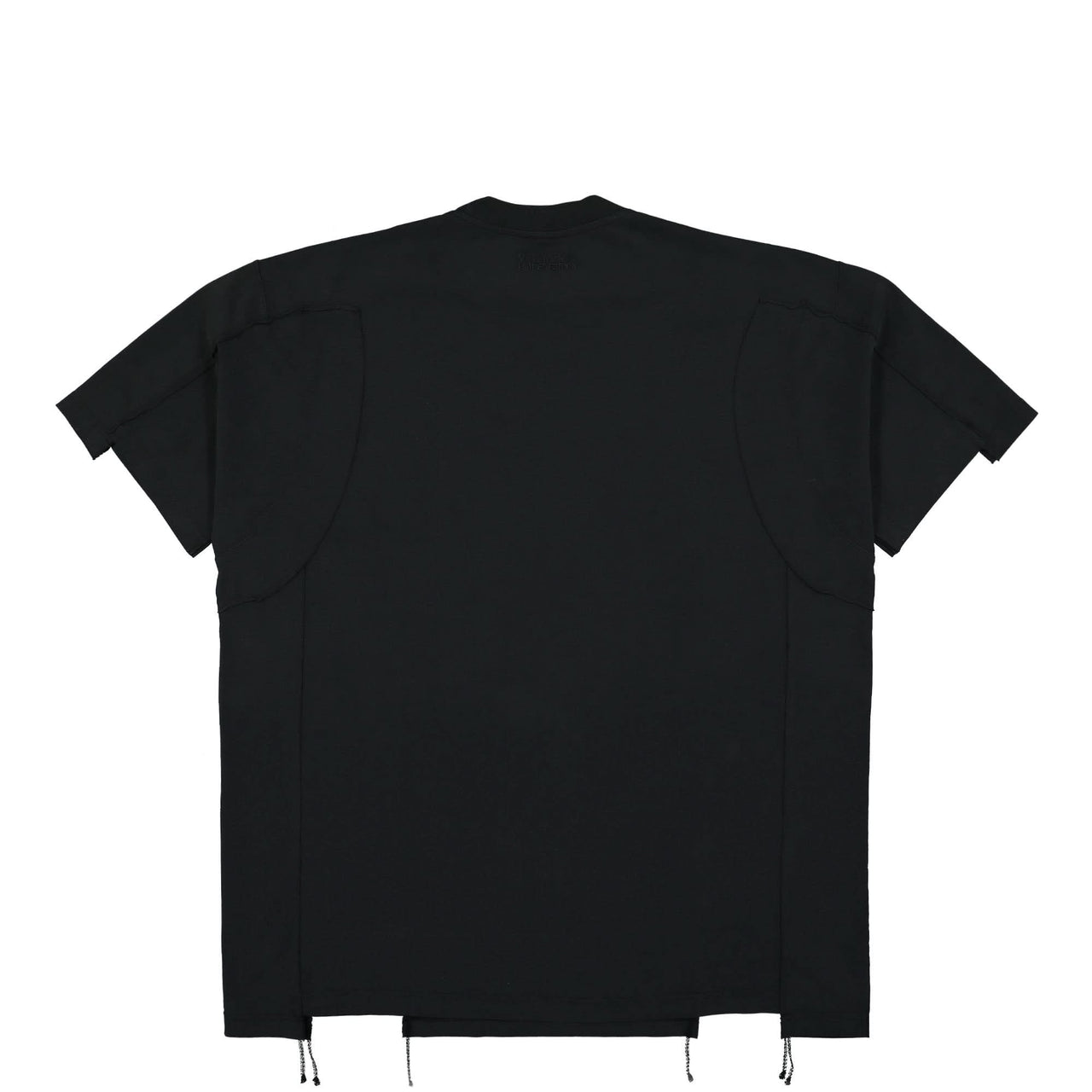 VETEMENTS Blackout Cut-Up T-Shirt Black Detail view 1 | Gate