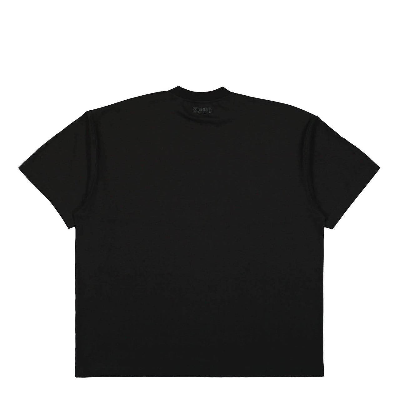 VETEMENTS Corporate Brands T-Shirt Black Detail view 1 | Gate