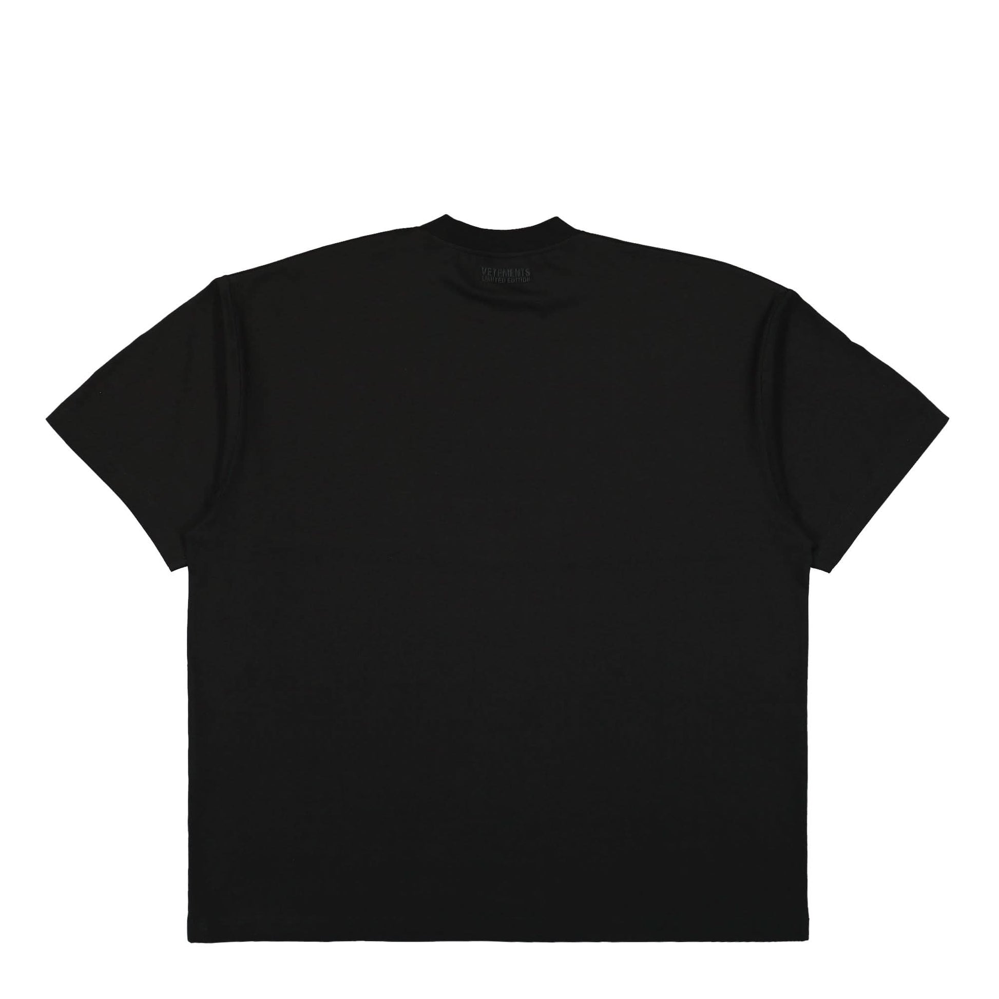 VETEMENTS Corporate Brands T-Shirt Black Detail view 2 | Gate