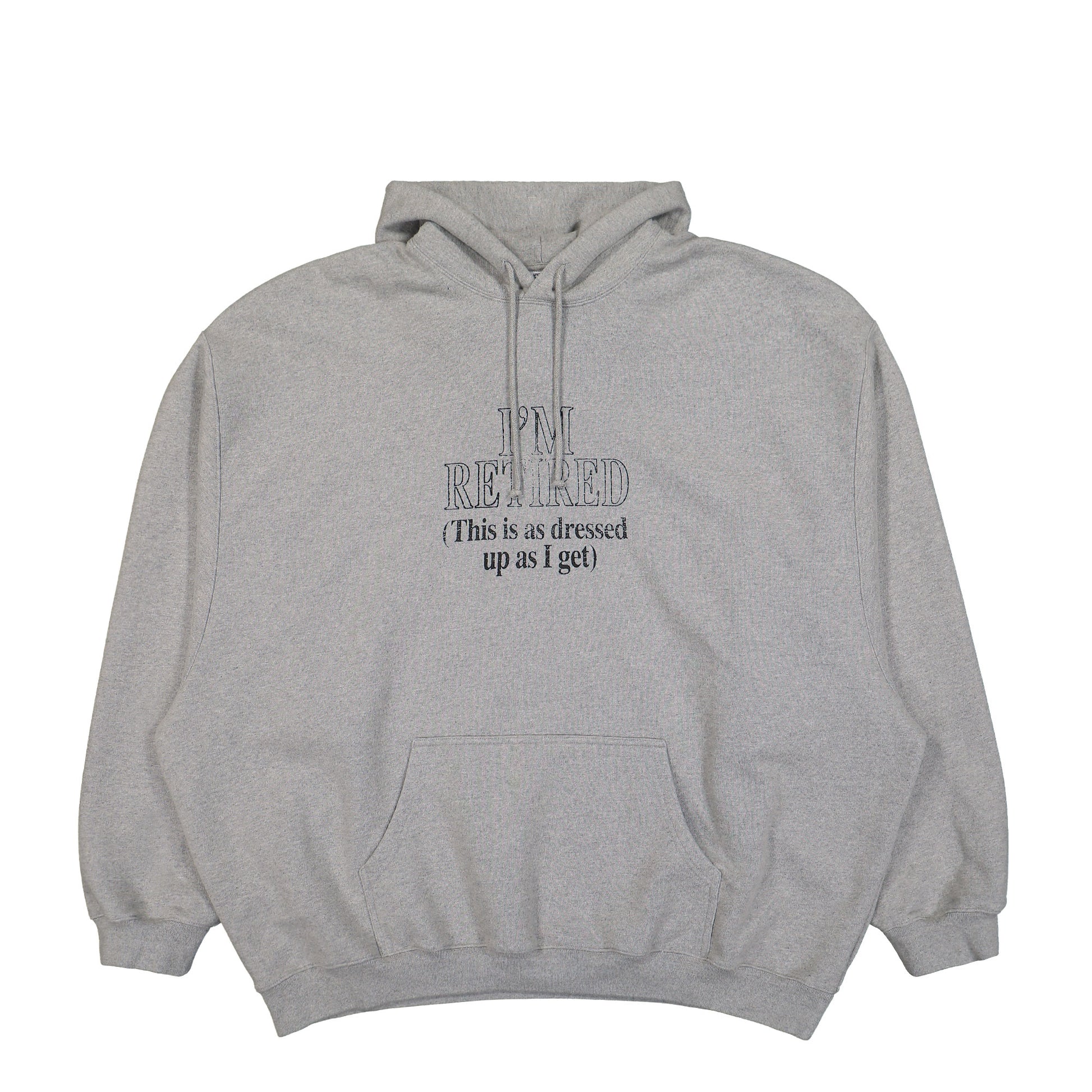 VETEMENTS I´M Retired Oversized Hoodie Grey Detail view 1 | Gate