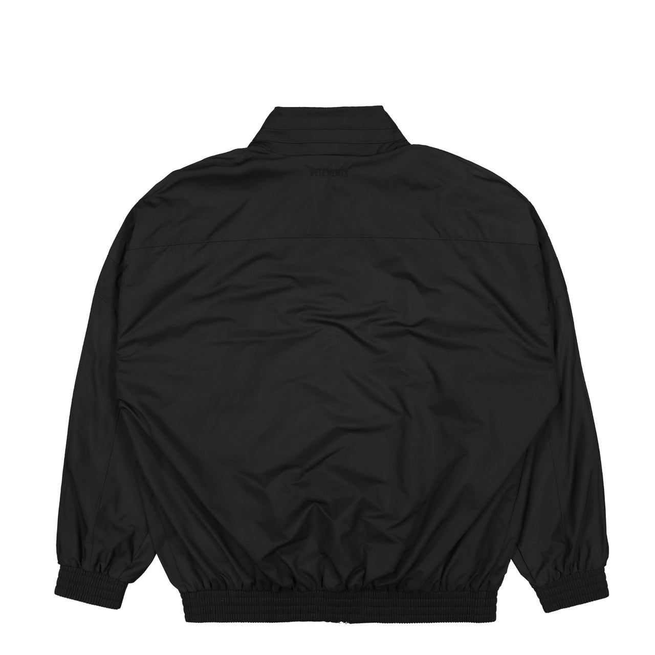 VETEMENTS Oval Logo Tracksuit Jacket Black Detail view 1 | Gate