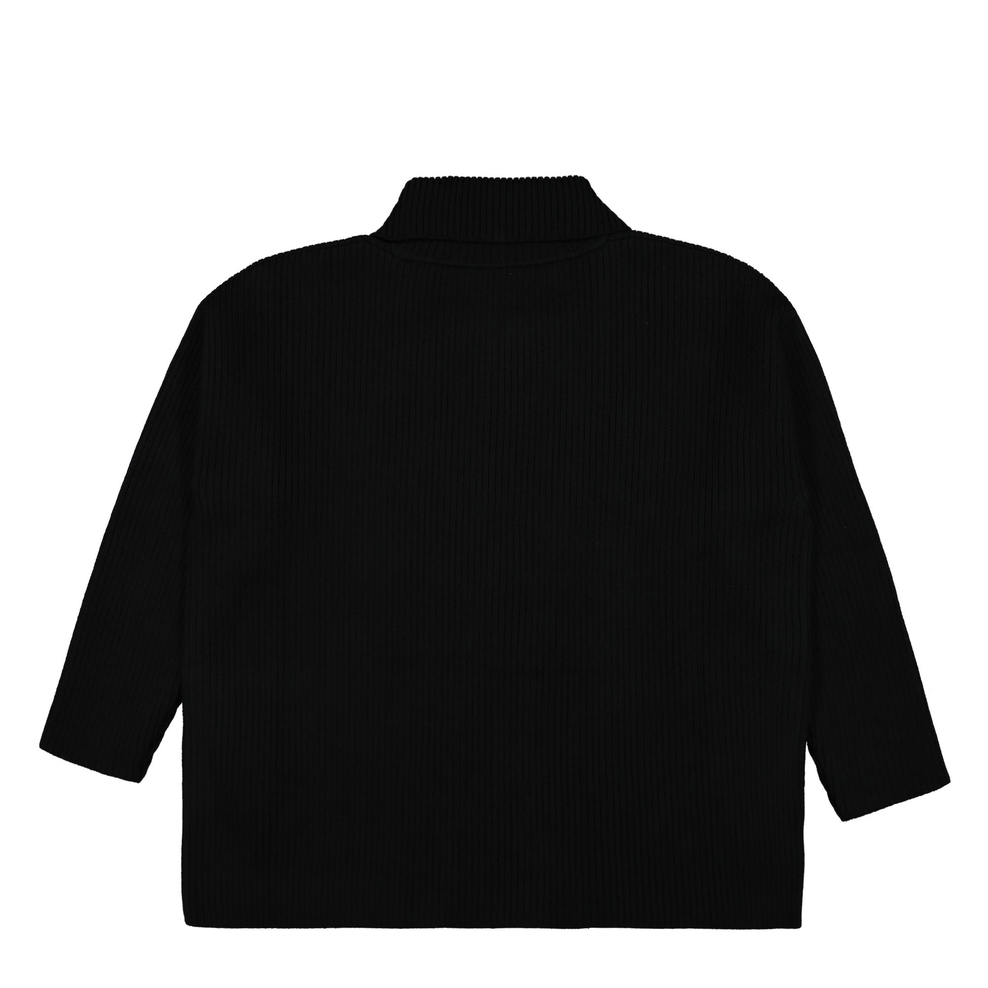 VETEMENTS Zip-Up Cardigan Black Detail view 2 | Gate