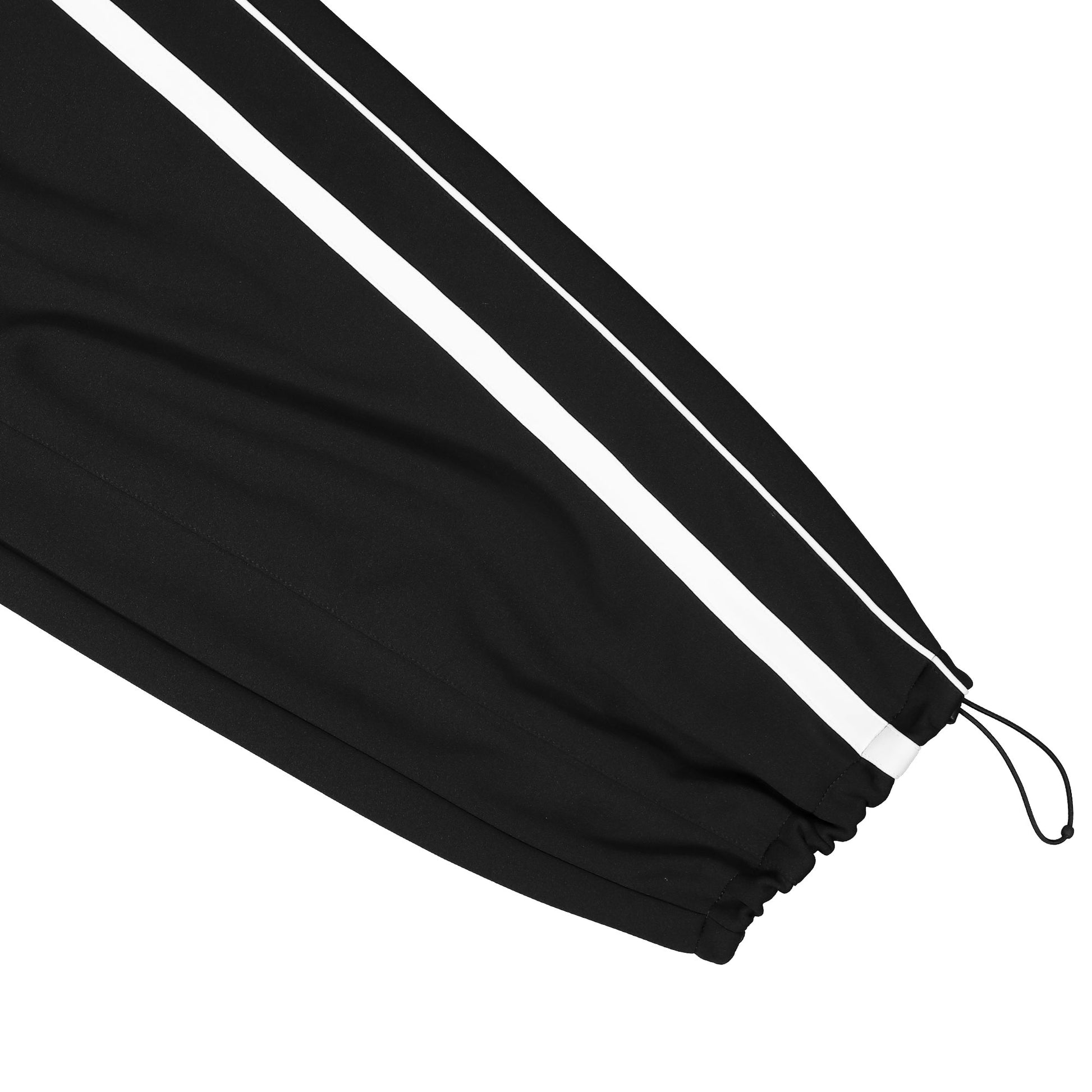 VETEMENTS Oval Logo Gym Pants Black Detail view 6 | Gate