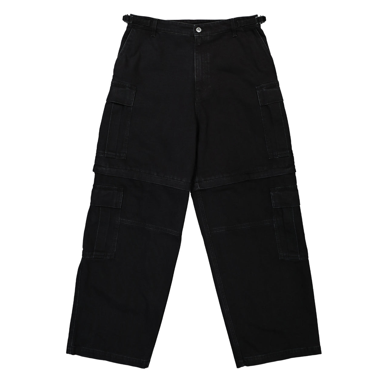 VETEMENTS Cargo Jeans Black Detail view 1 | Gate