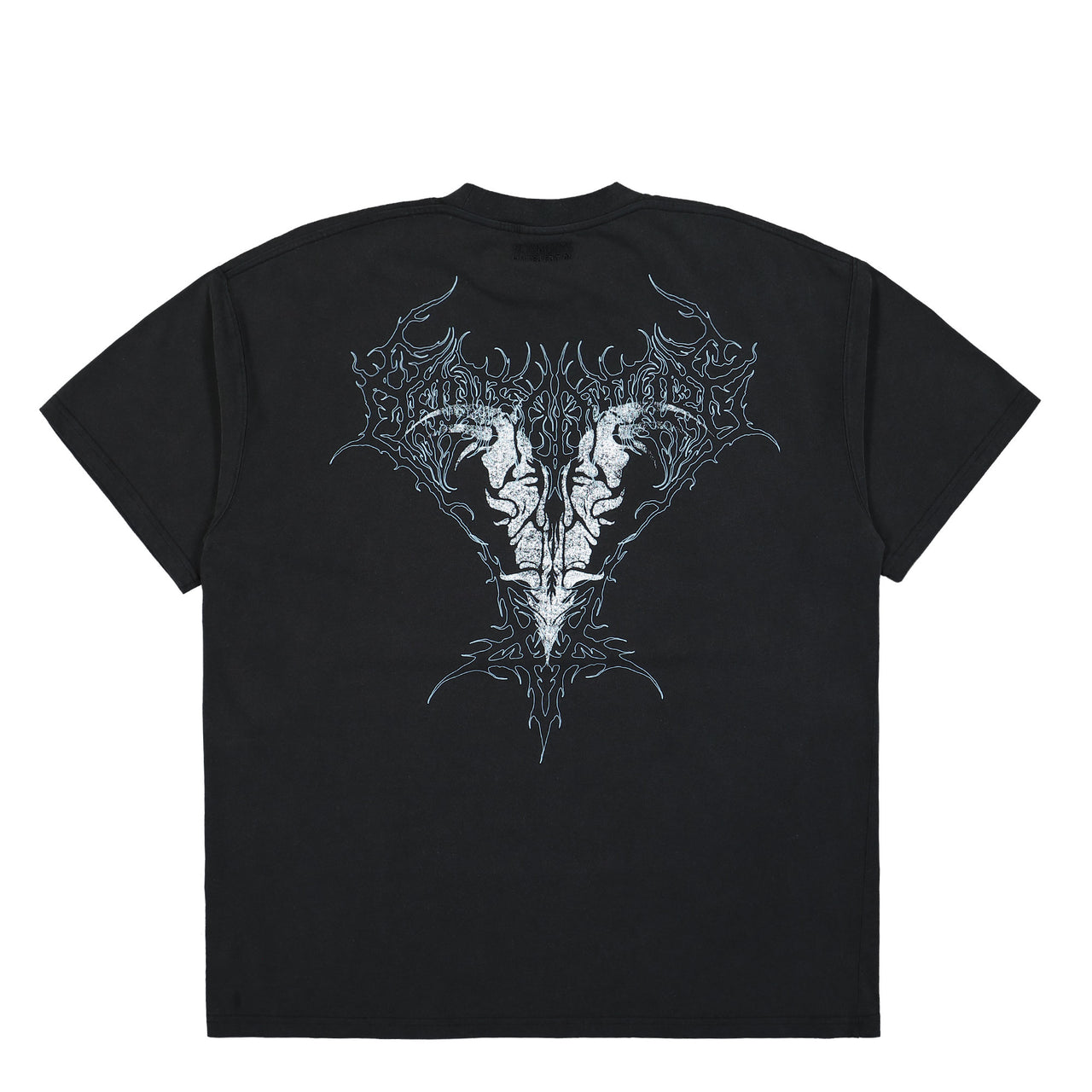 VETEMENTS Bone V Regular T-Shirt Black Detail view 1 | Gate