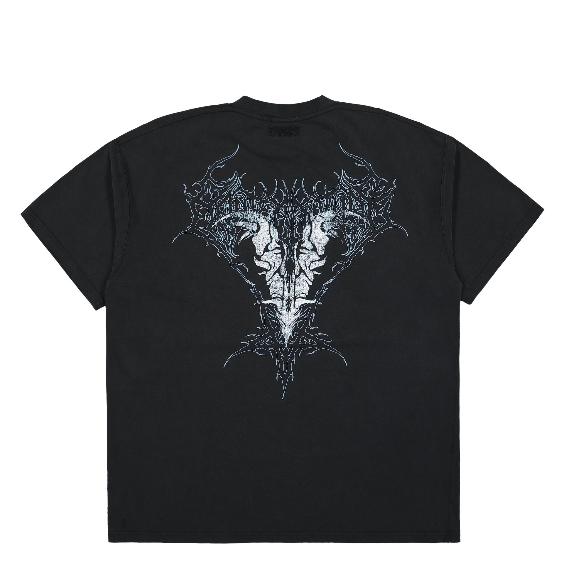 VETEMENTS Bone V Regular T-Shirt Black Detail view 2 | Gate