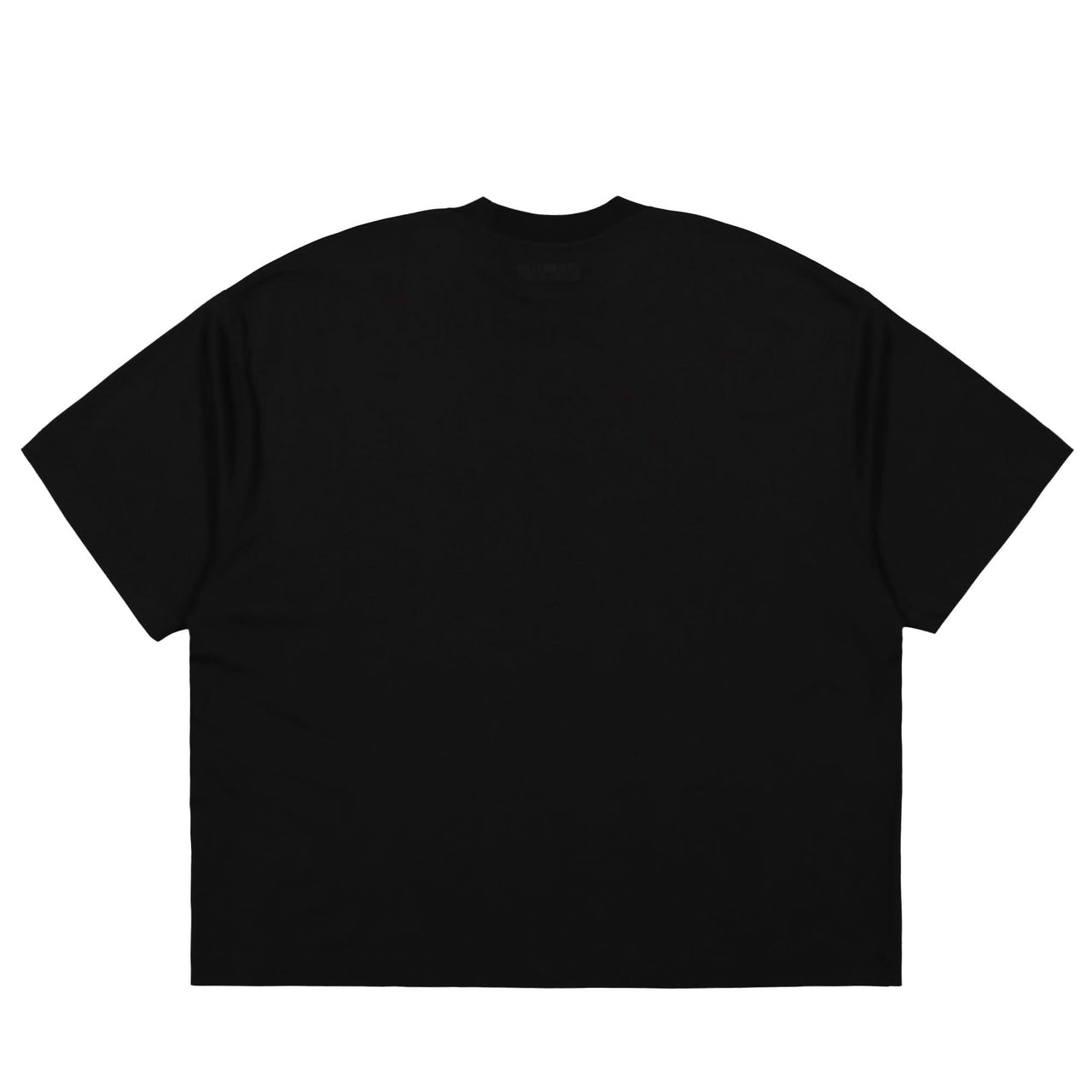 VETEMENTS Vet Cropped Cropped Boxy T-Shirt Black Detail view 1 | Gate