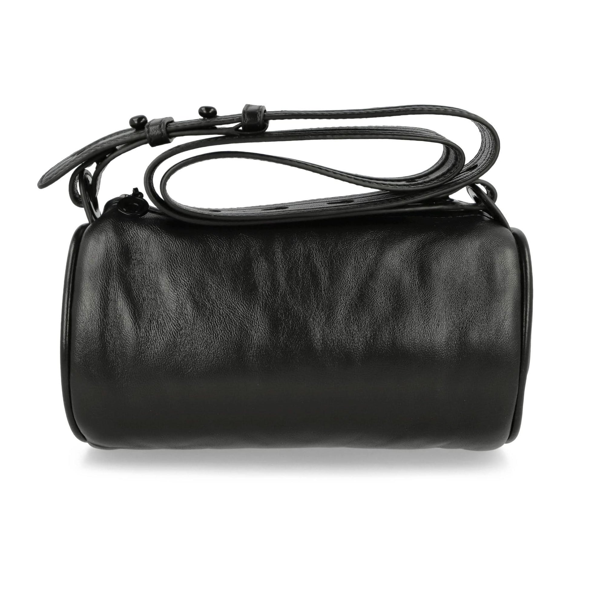 Marine Serre Soft Nappa Pillow Crossbody Black Detail view 4 | Gate