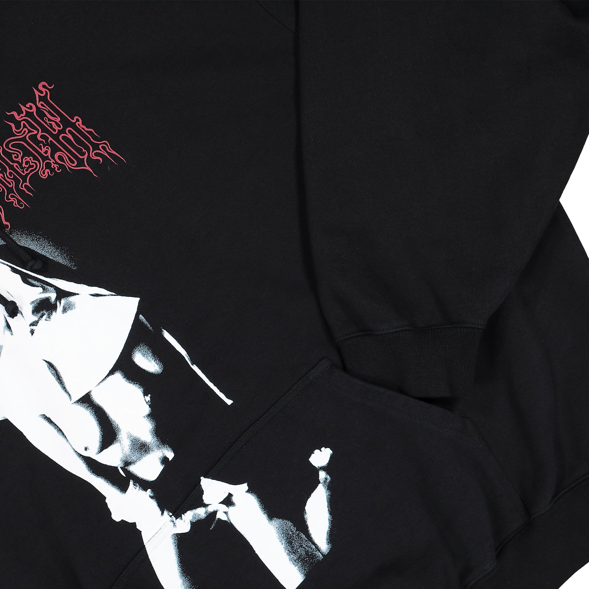 Cradle of Filth x VETEMENTS Cof Iconic Nun Oversized Hoodie Black Hoodies UCF76HD500B Detail View 4 | GATE