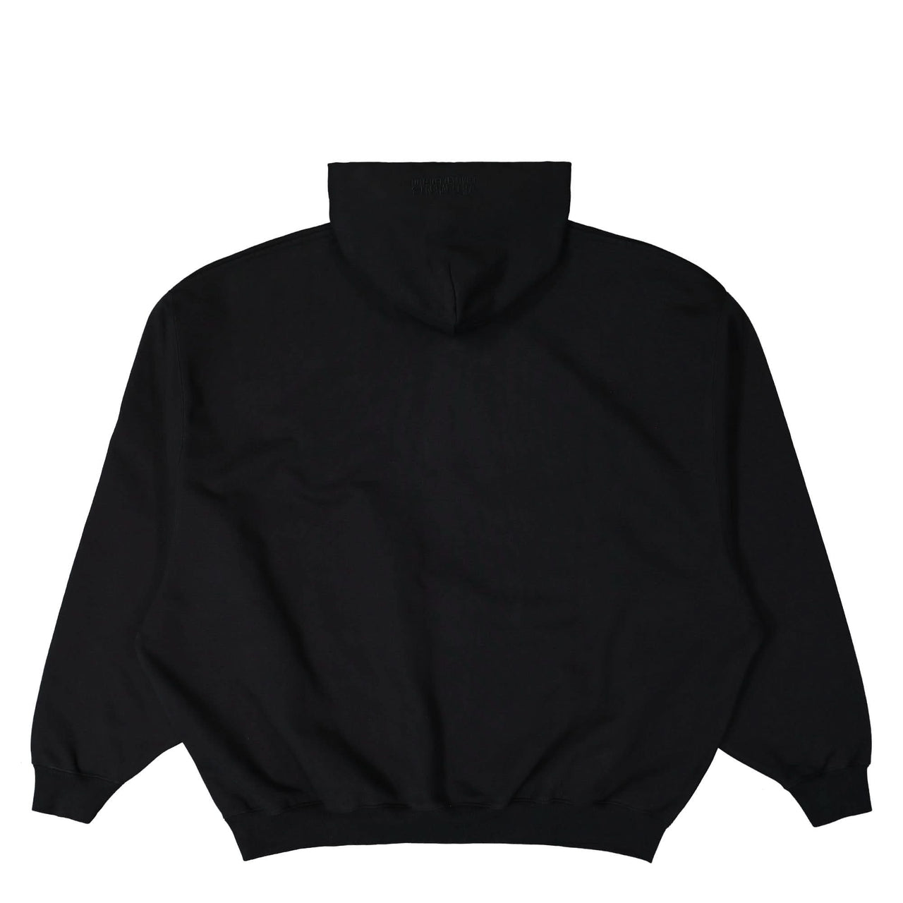 VETEMENTS Flag Logo Hoodie Black Detail view 1 | Gate