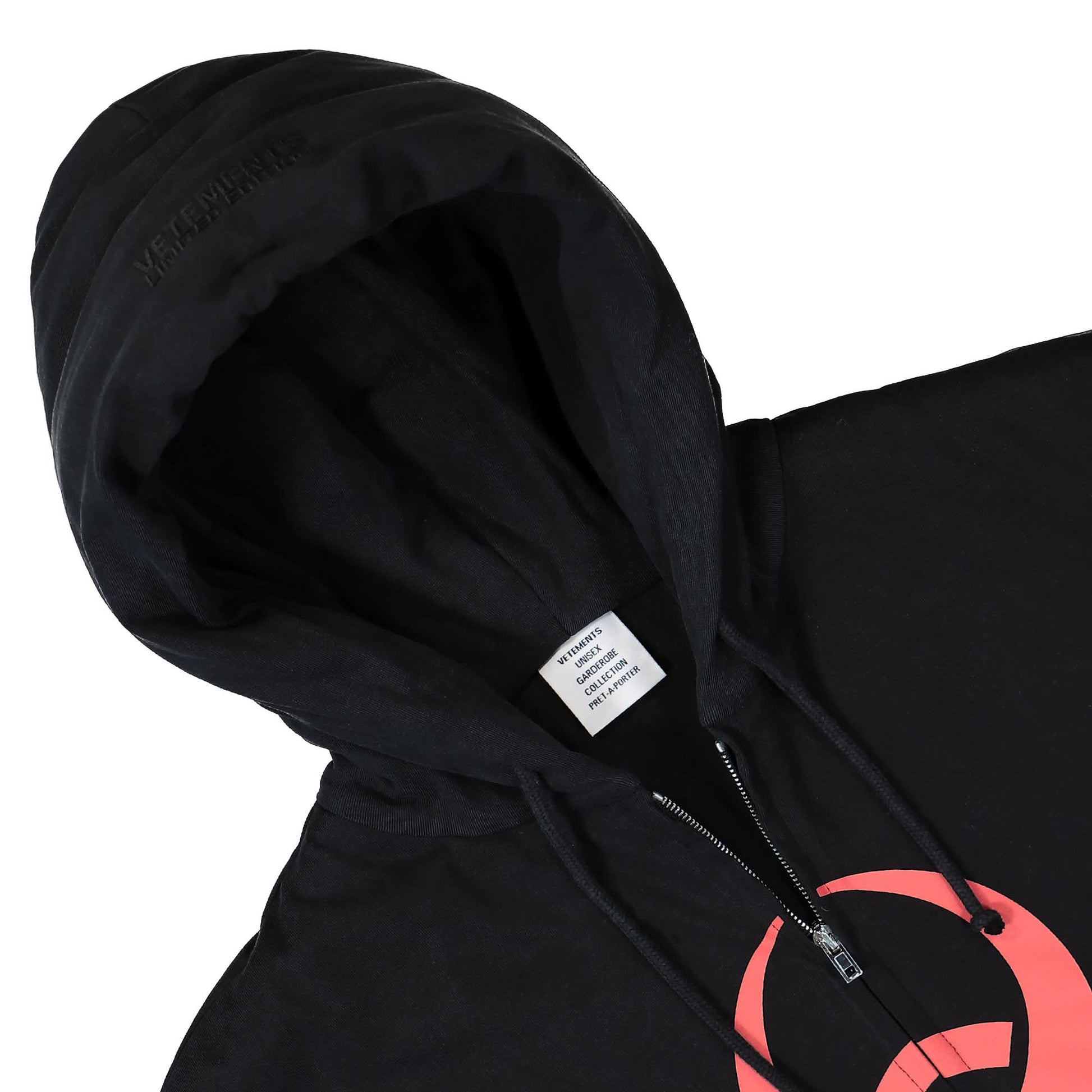 VETEMENTS Genetically Modified Jersey Padded Bomber Black Detail view 3 | Gate
