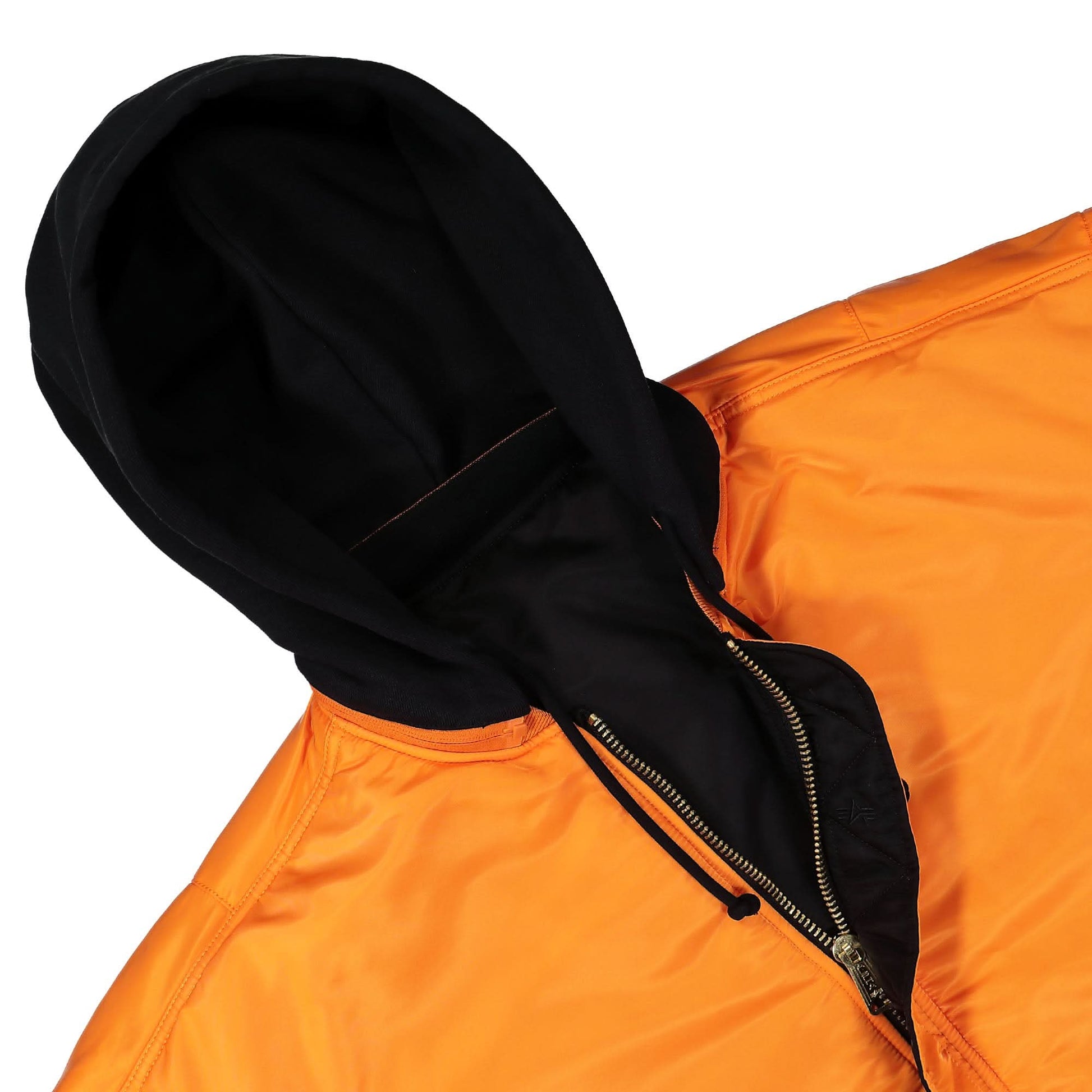 VETEMENTS Hooded Bomber Black Detail view 5 | Gate