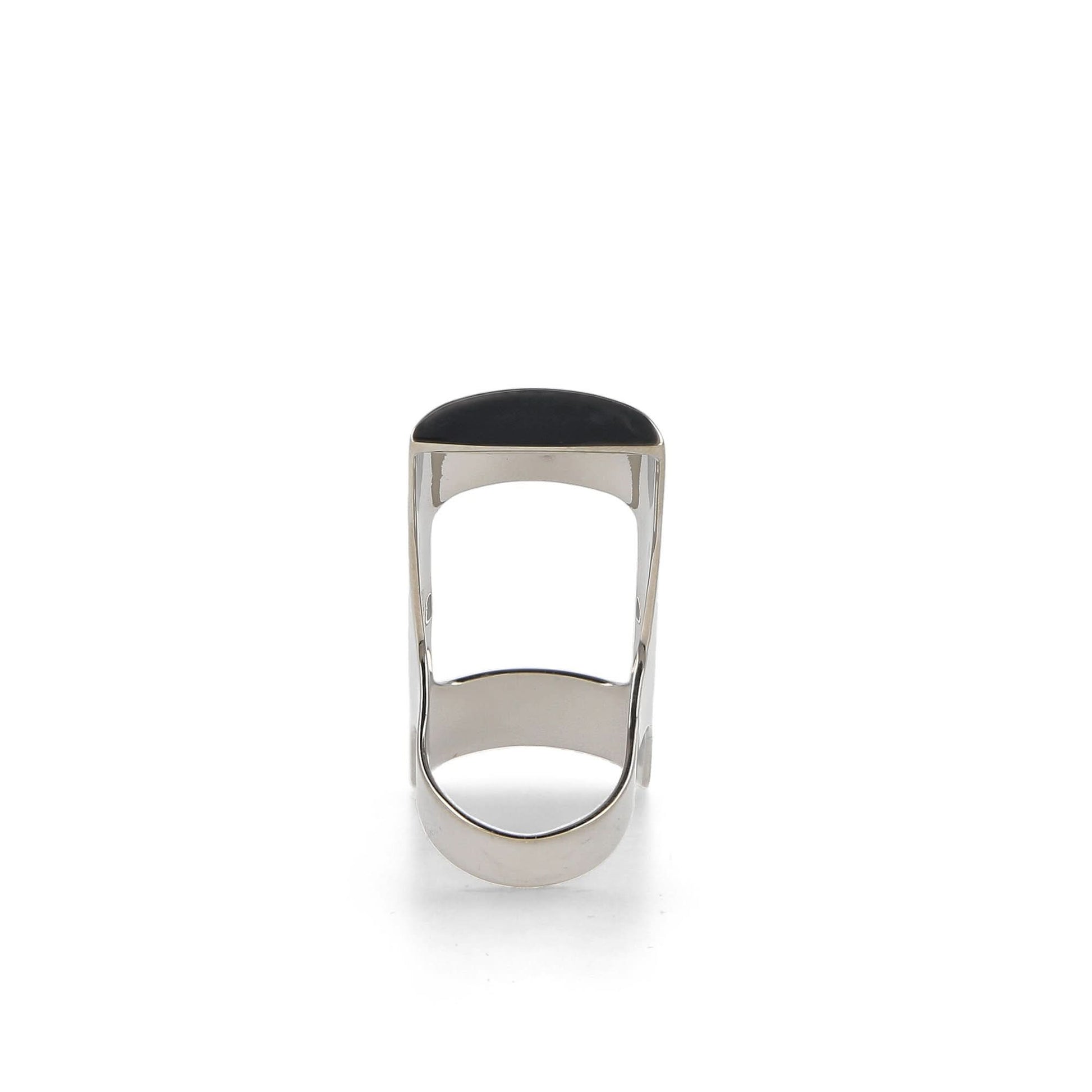 VETEMENTS Lighter Holder Ring Silver Detail view 2 | Gate