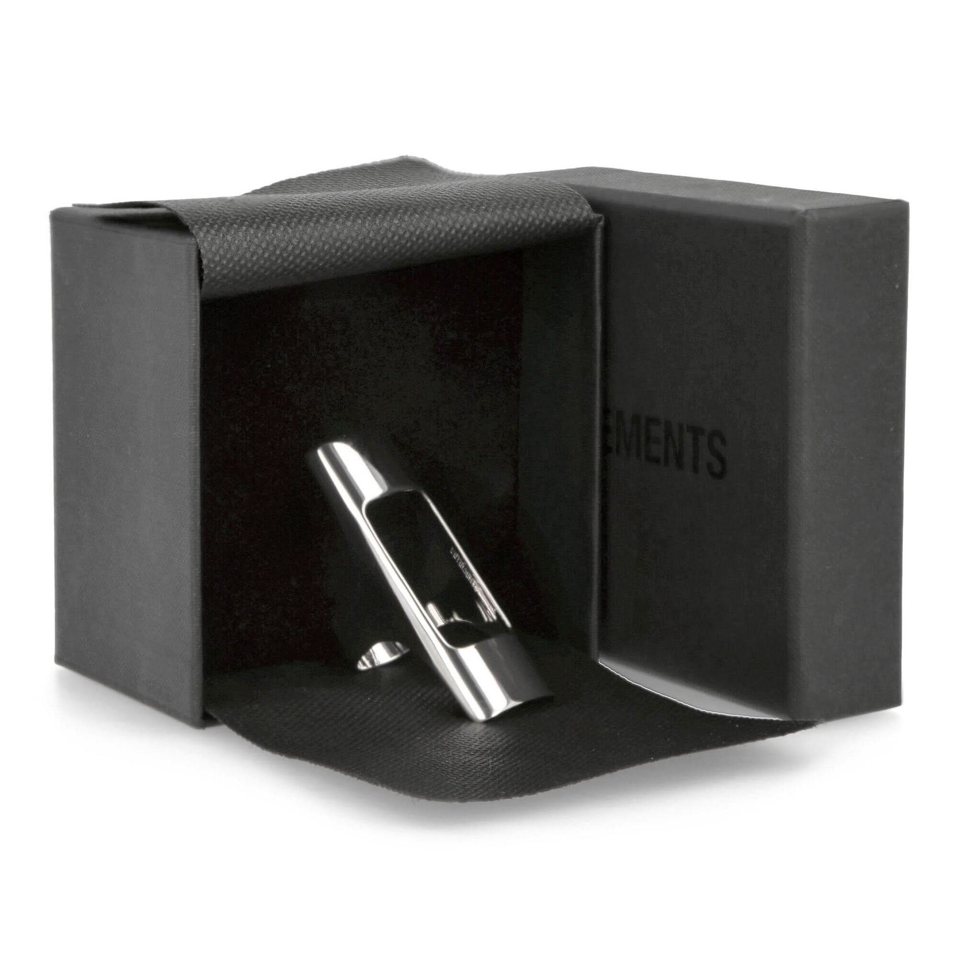 VETEMENTS Lighter Holder Ring Silver Detail view 5 | Gate