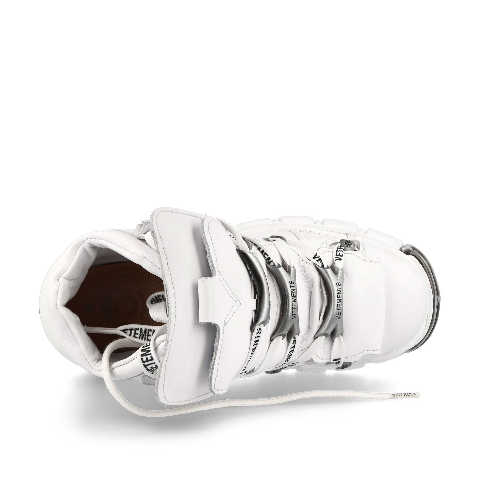 VETEMENTS Platform Sneaker White Sneaker Detail view 5 | Gate