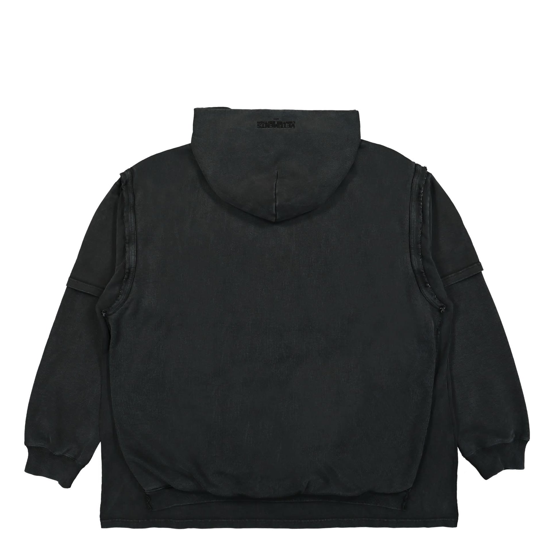 VETEMENTS XXXL Paris Logo Hoodie Black Detail view 2 | Gate