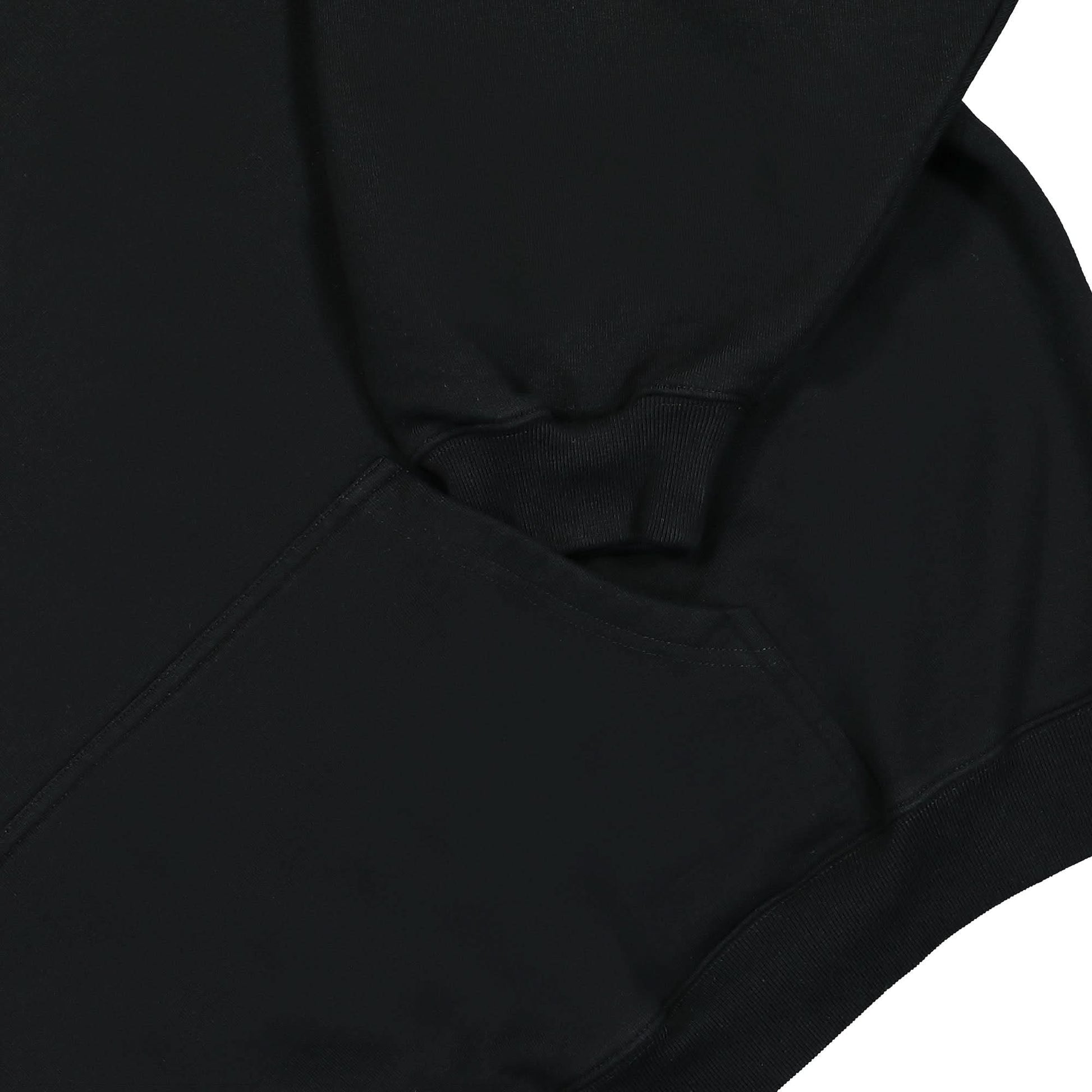 VETEMENTS Campaign Logo Hoodie Black Detail view 4 | Gate