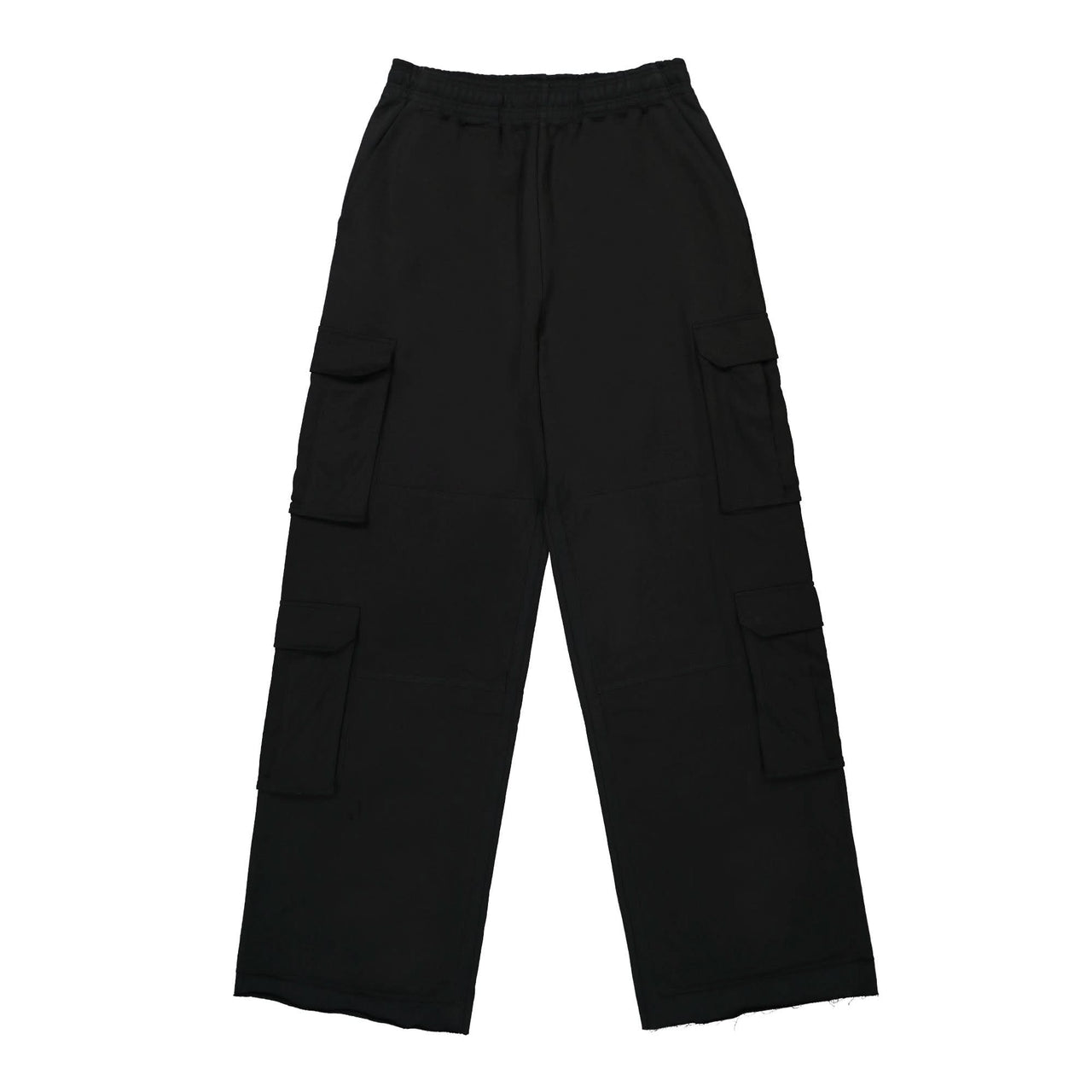 VETEMENTS Blackout Jersey Cargo Sweatpants Black Detail view 1 | Gate