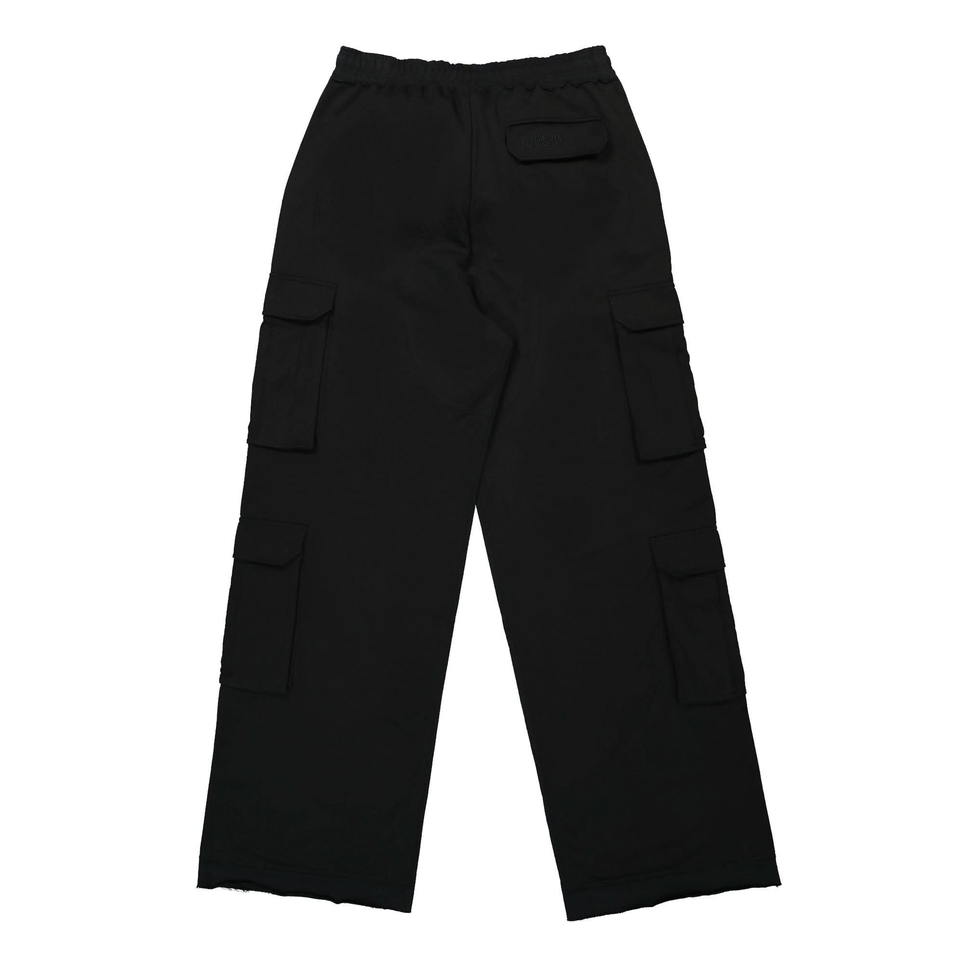 VETEMENTS Blackout Jersey Cargo Sweatpants Black Detail view 2 | Gate