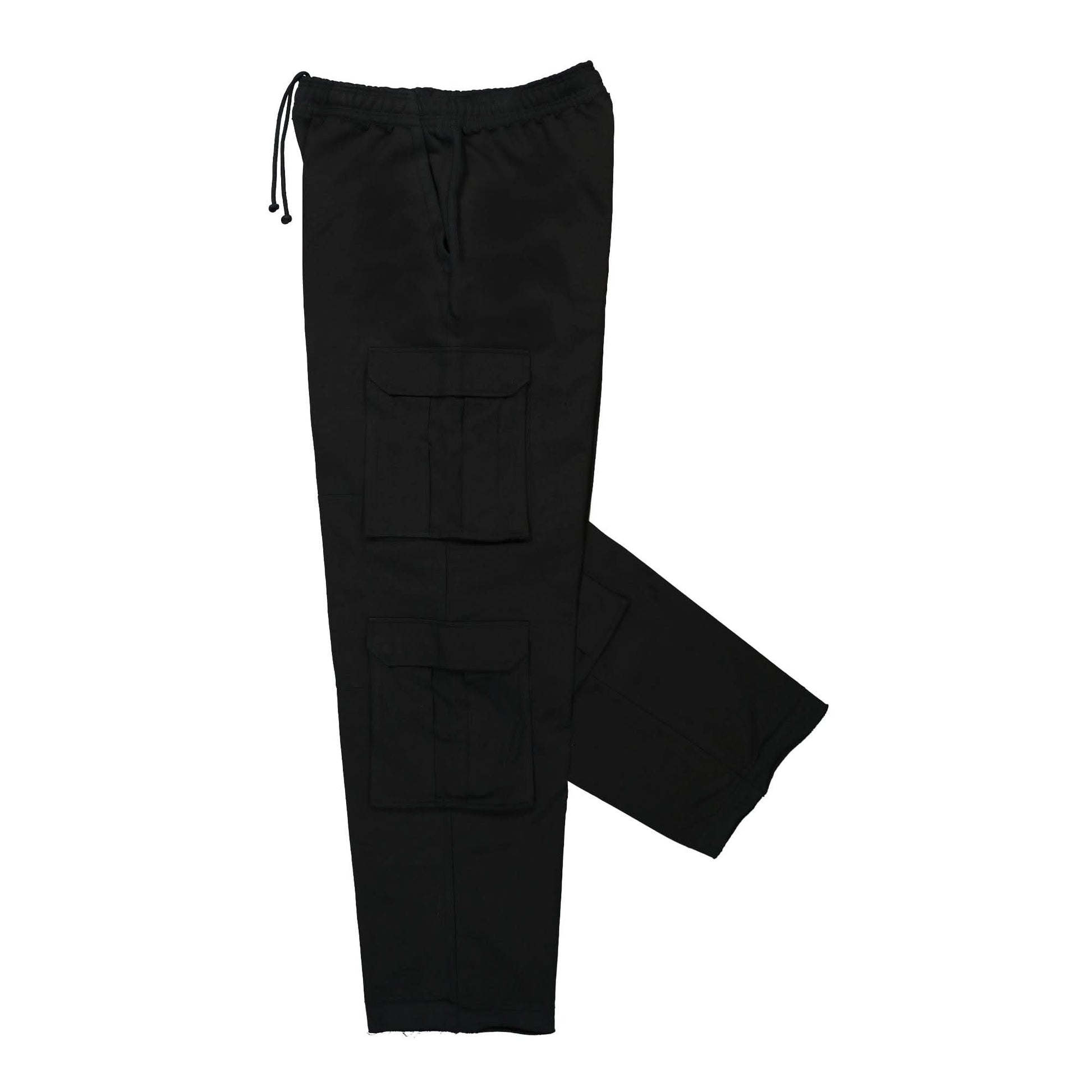 VETEMENTS Blackout Jersey Cargo Sweatpants Black Detail view 3 | Gate