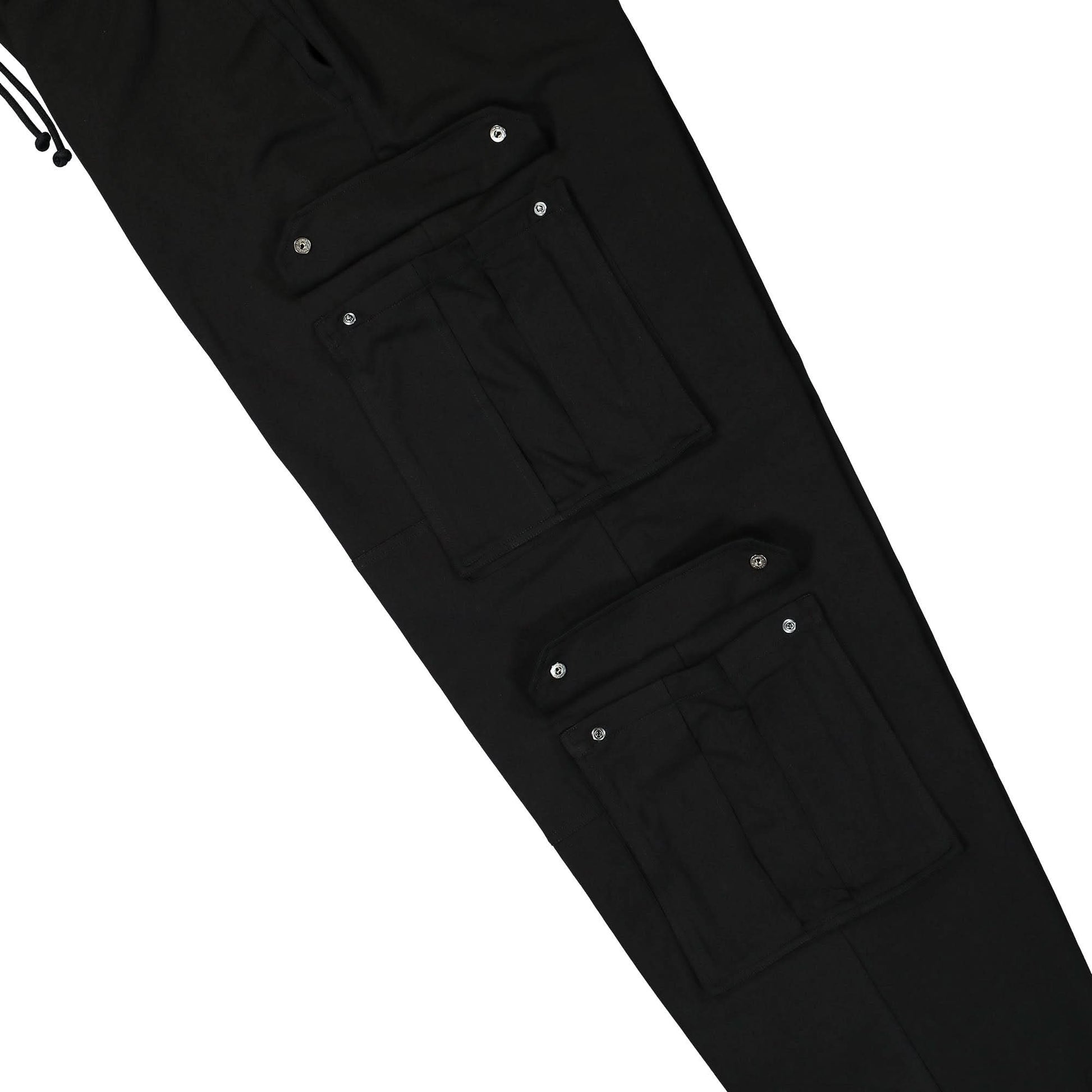 VETEMENTS Blackout Jersey Cargo Sweatpants Black Detail view 6 | Gate