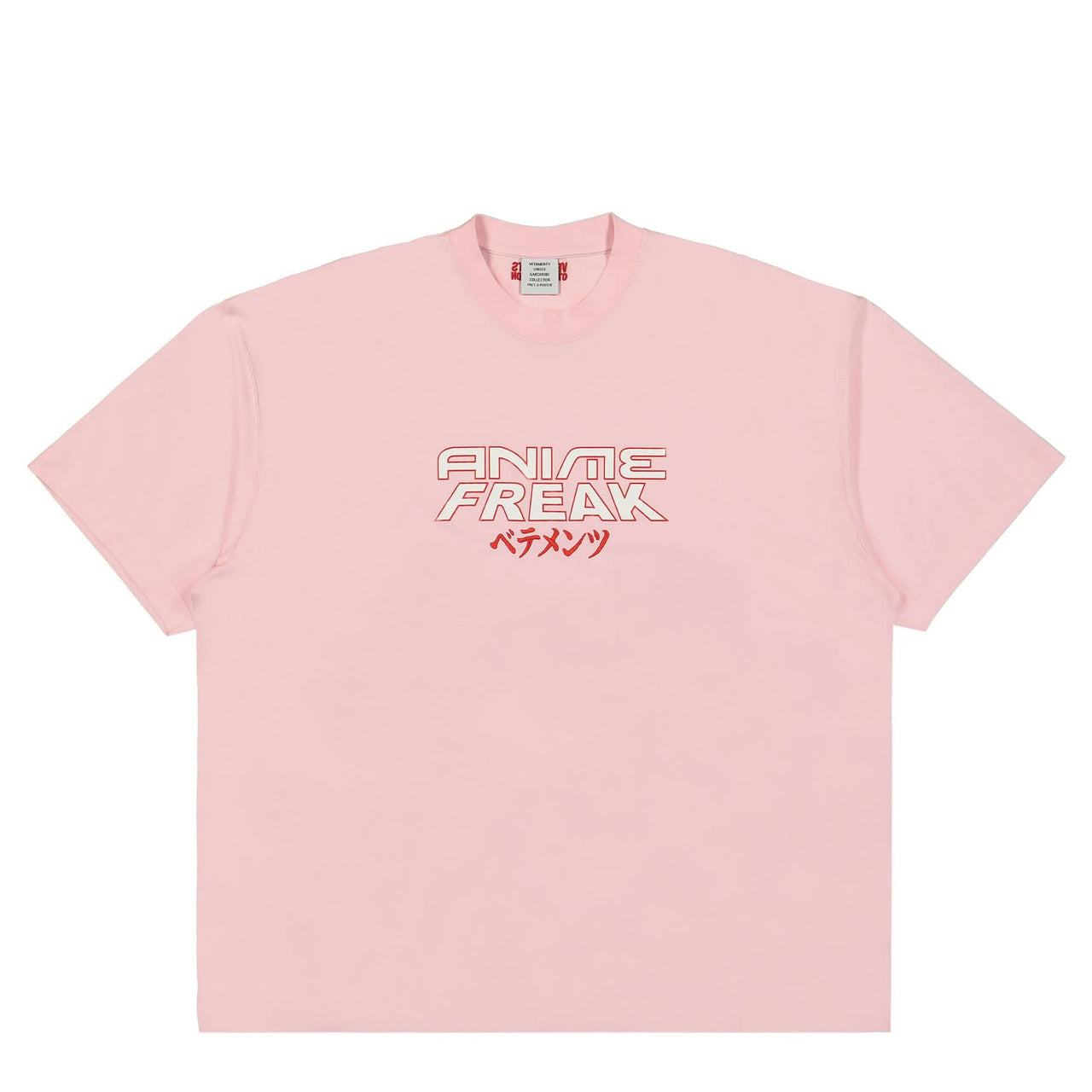 VETEMENTS Anime Freak T-Shirt Pink Detail view 1 | Gate