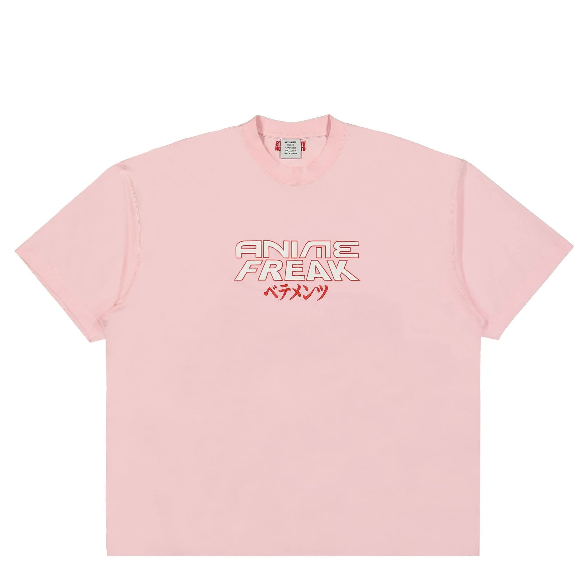 VETEMENTS Anime Freak T-Shirt Pink Detail view 1 | Gate