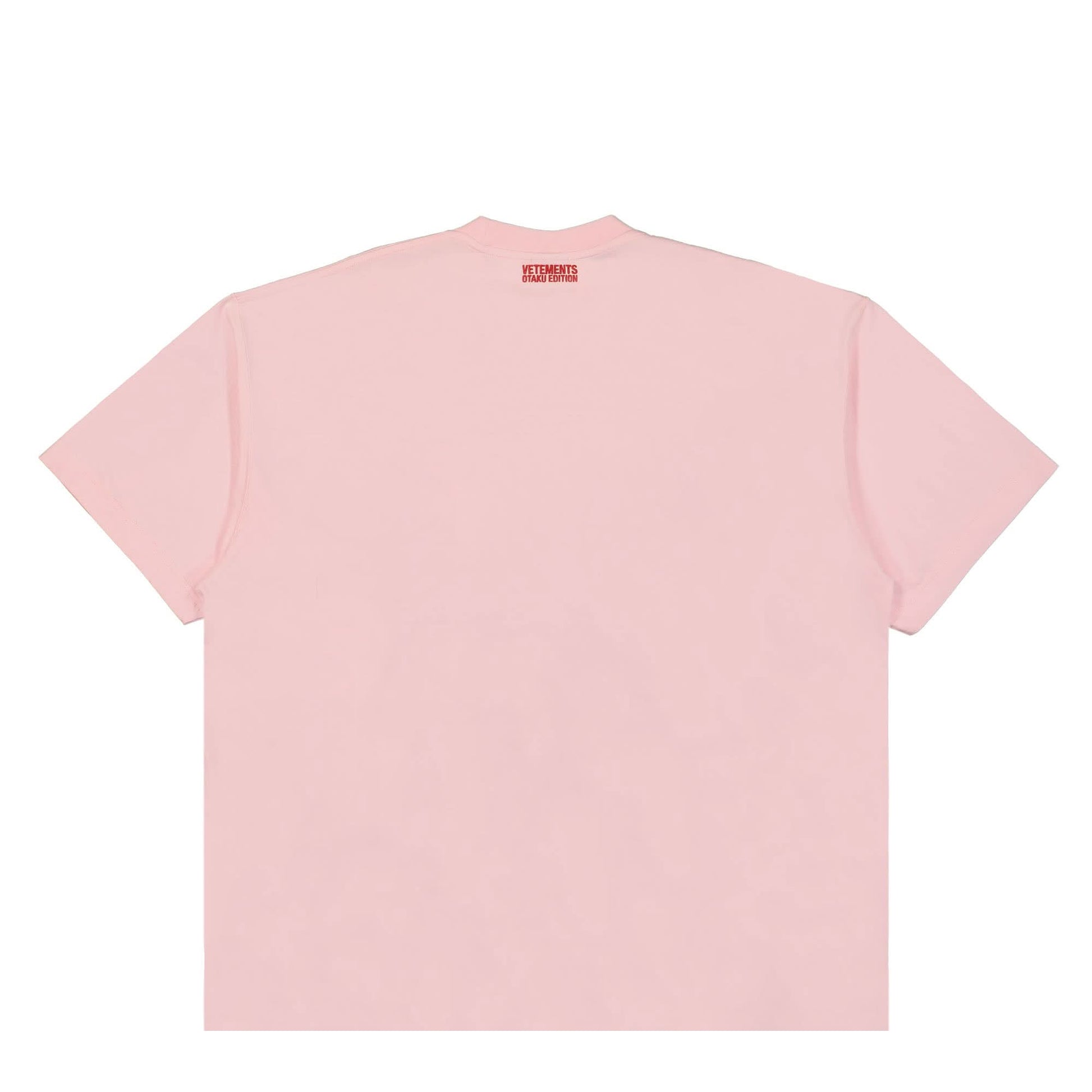 VETEMENTS Anime Freak T-Shirt Pink Detail view 2 | Gate